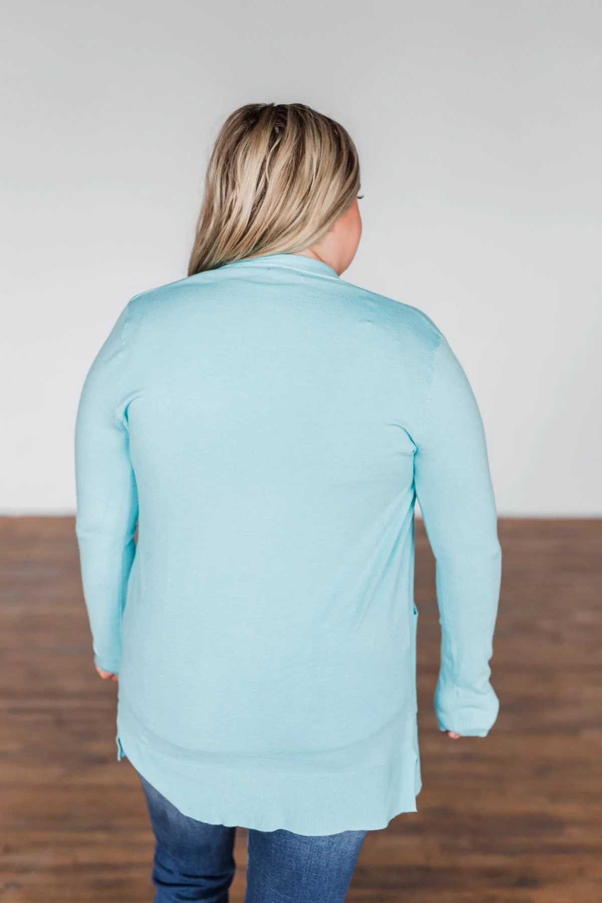 Time To Be Alive Drape Cardigan- Blue - Image 19