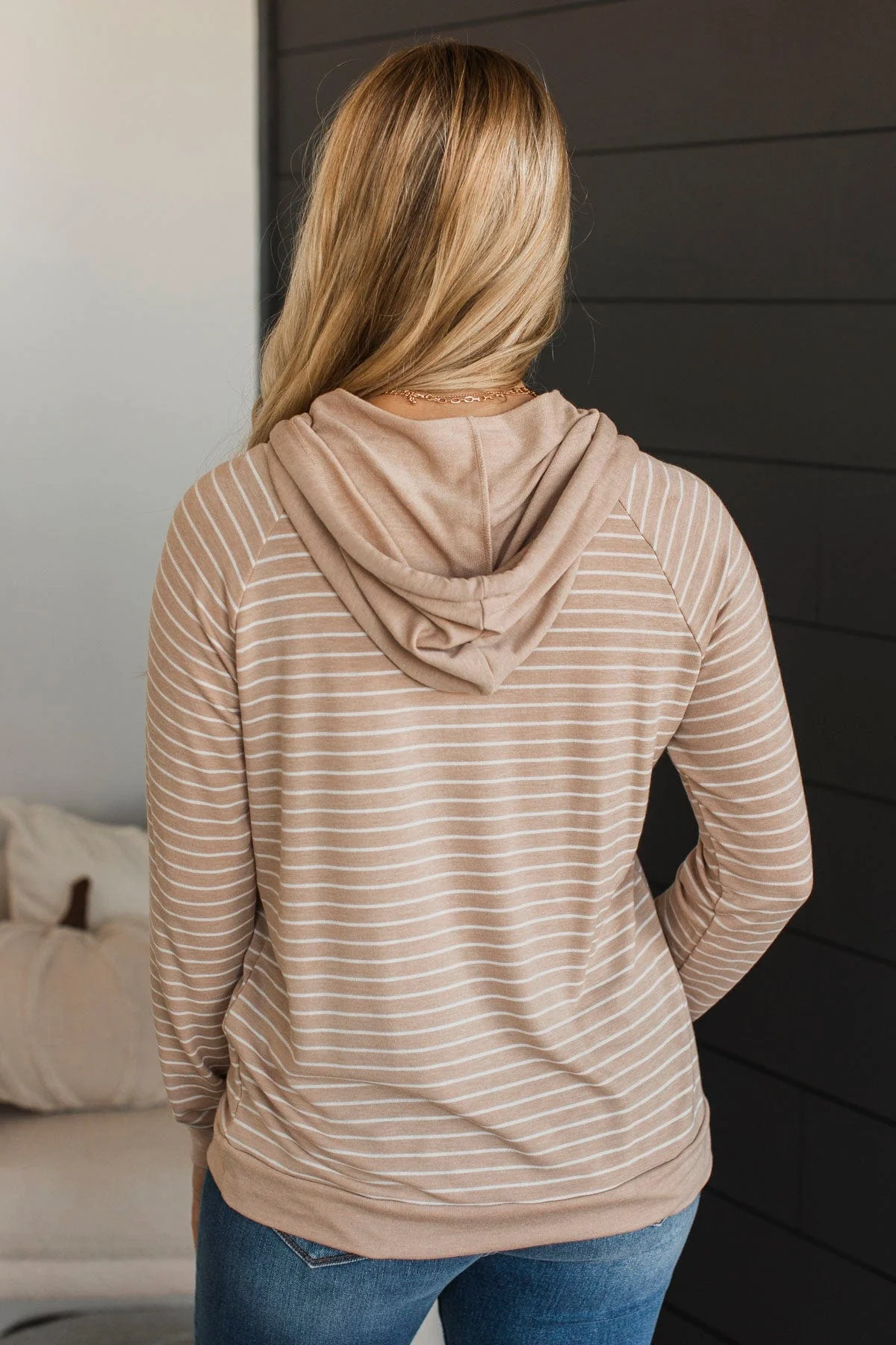 To Be Continued Hooded Top- Light Taupe - Image 7