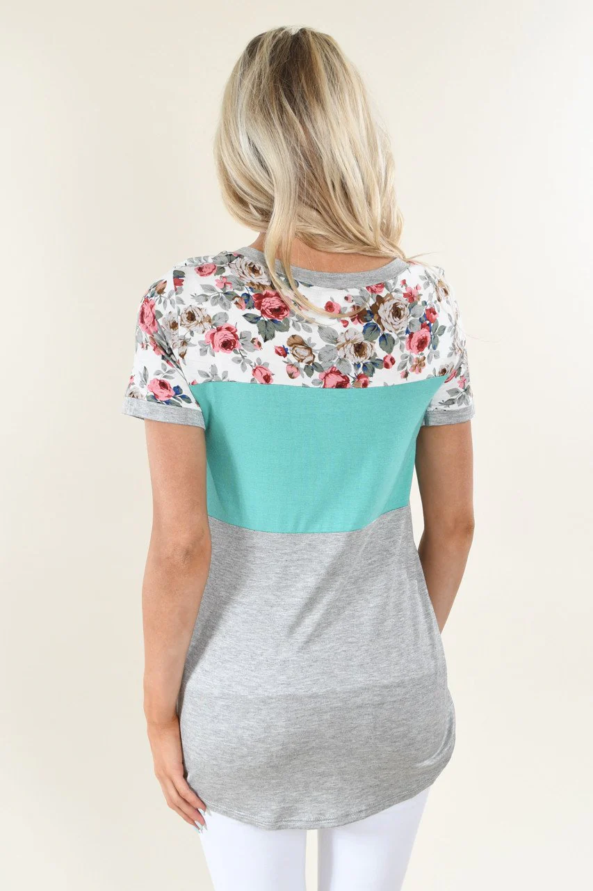 Too Cute to Handle Top ~ Teal - Image 5