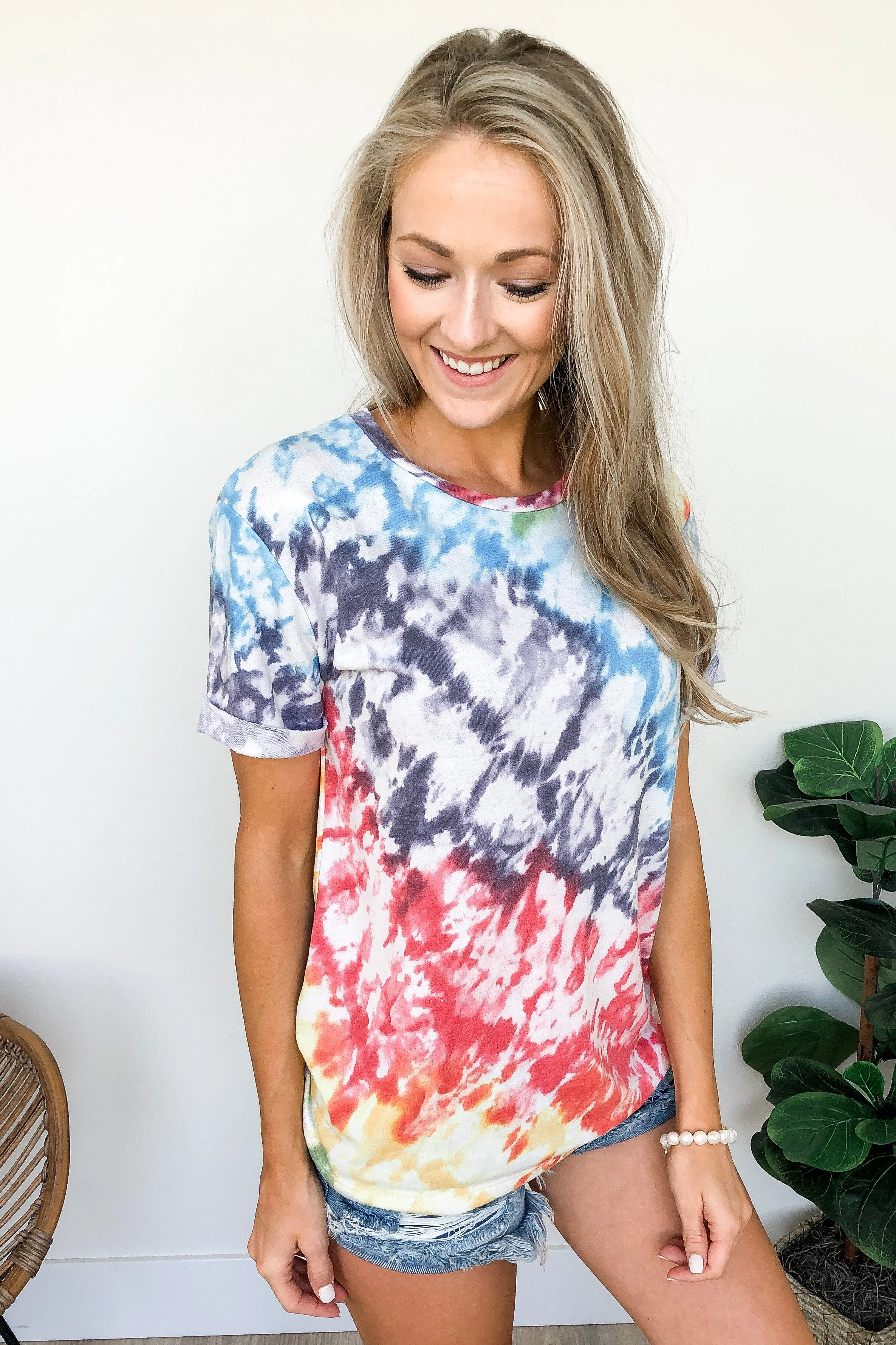 Touch the Rainbow Tie Dye Top - Image 2