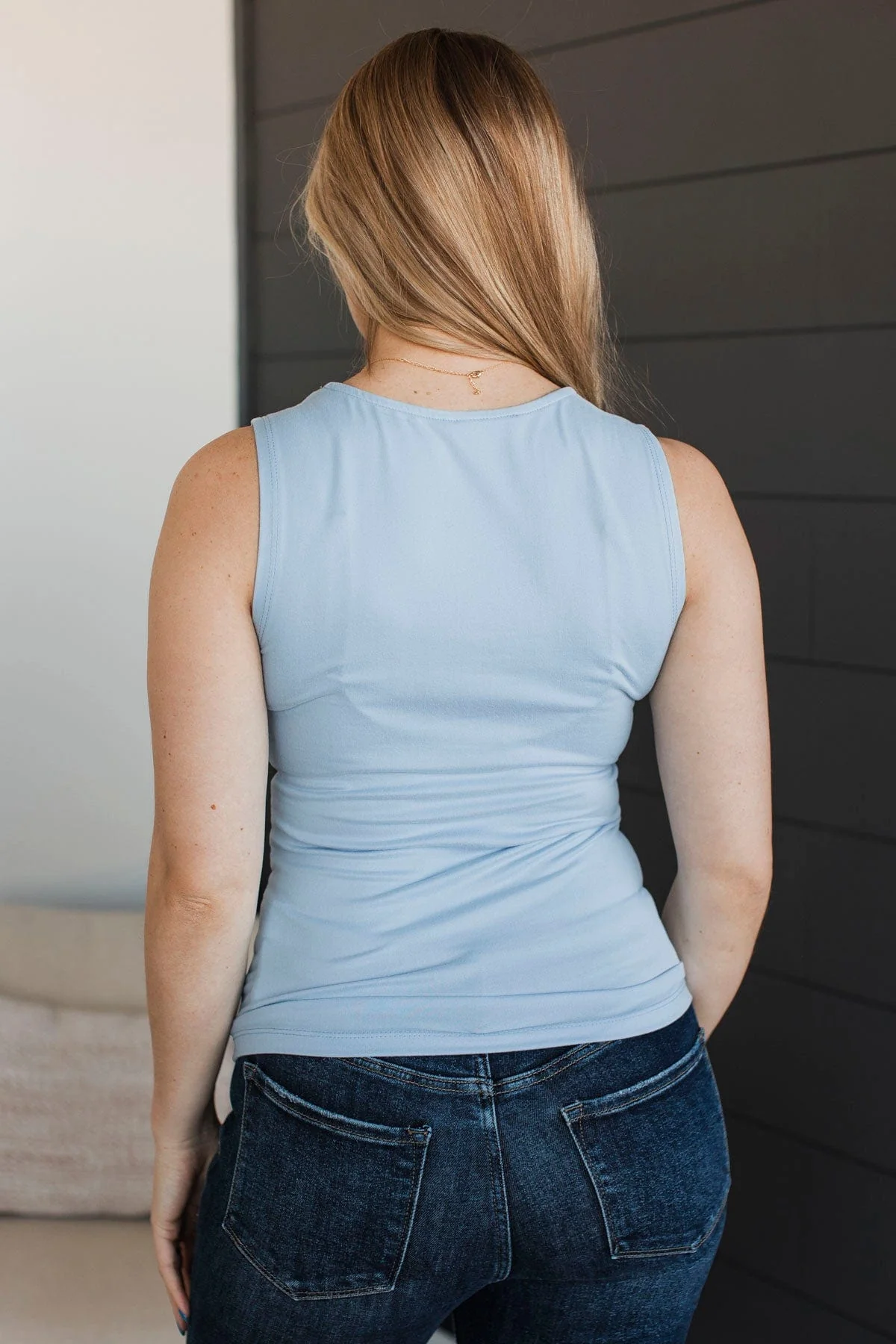 Travel My Way Tank Top- Sky Blue - Image 6