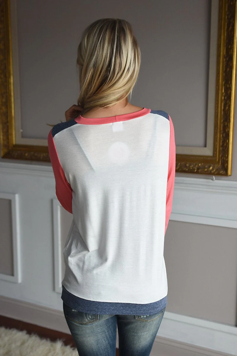 Treat Yourself Coral Top - Image 6