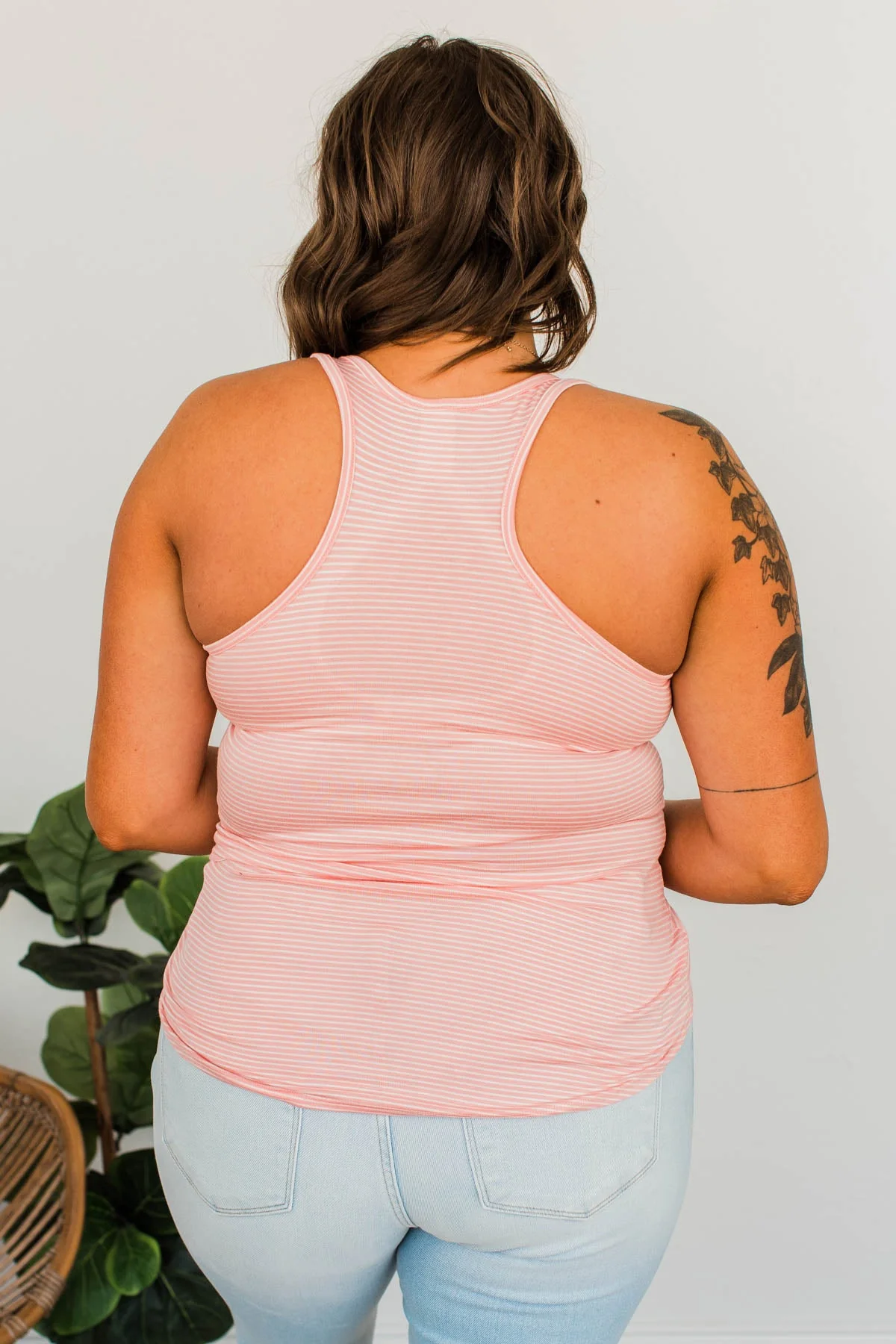 Tried And True Striped Tank- Blush - Image 9