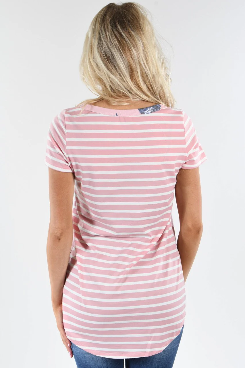 Tulip Time Pocket Top - Pink - Image 6