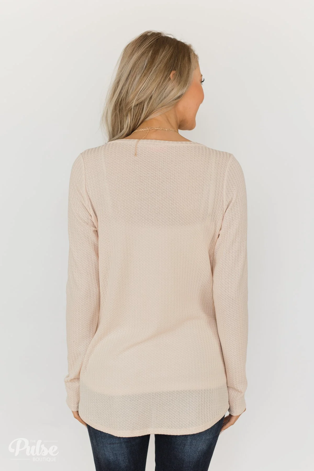 Twist of Something Special Thermal Top- Cream - Image 9
