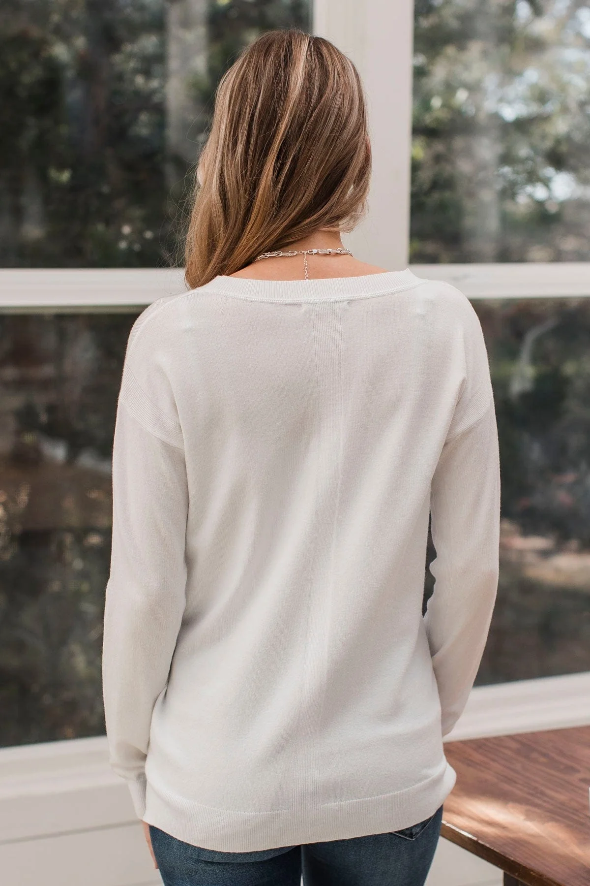 Unforgettable Feeling Knit Sweater- White - Image 7