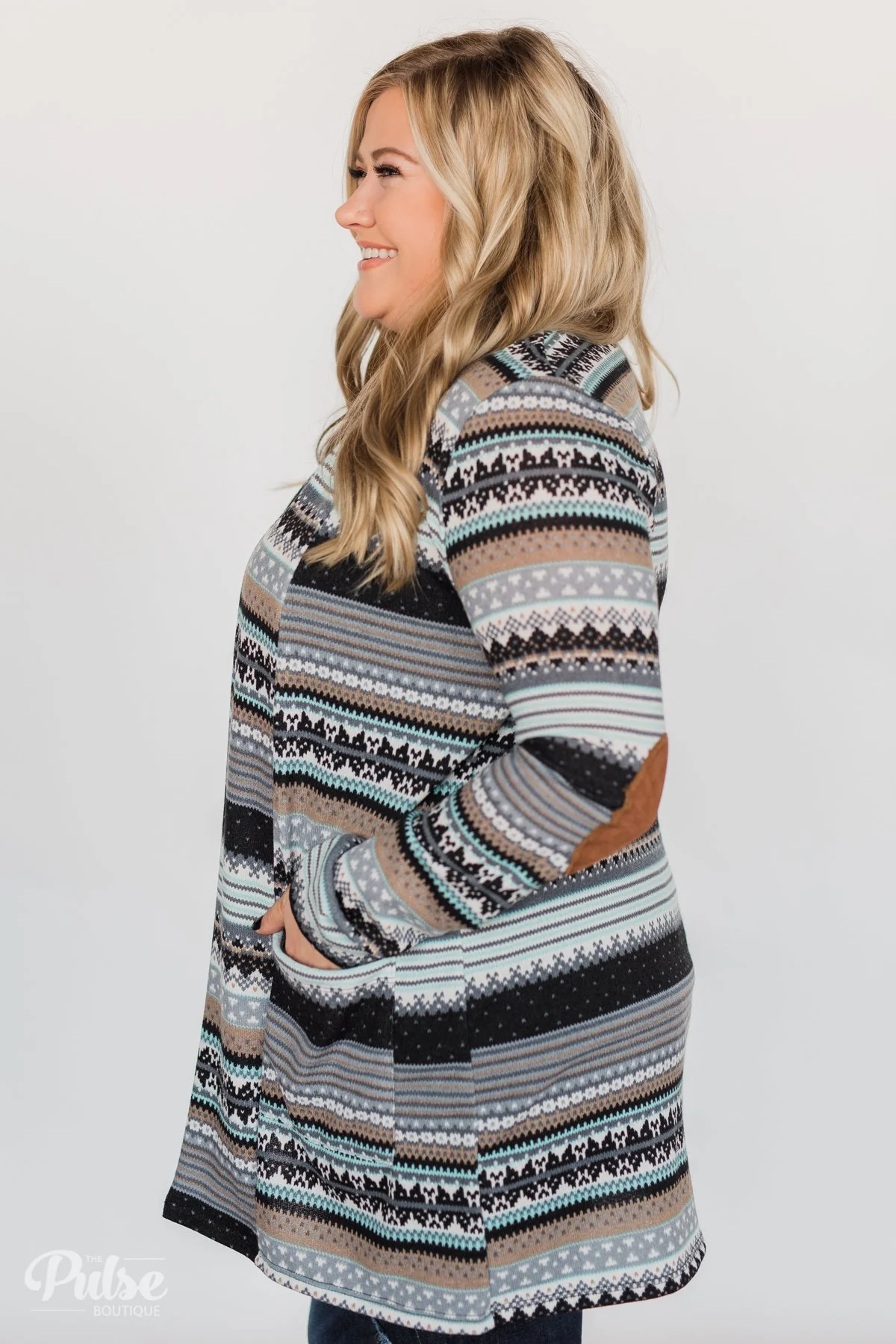 Unforgettable Printed Cardigan- Mint - Image 10