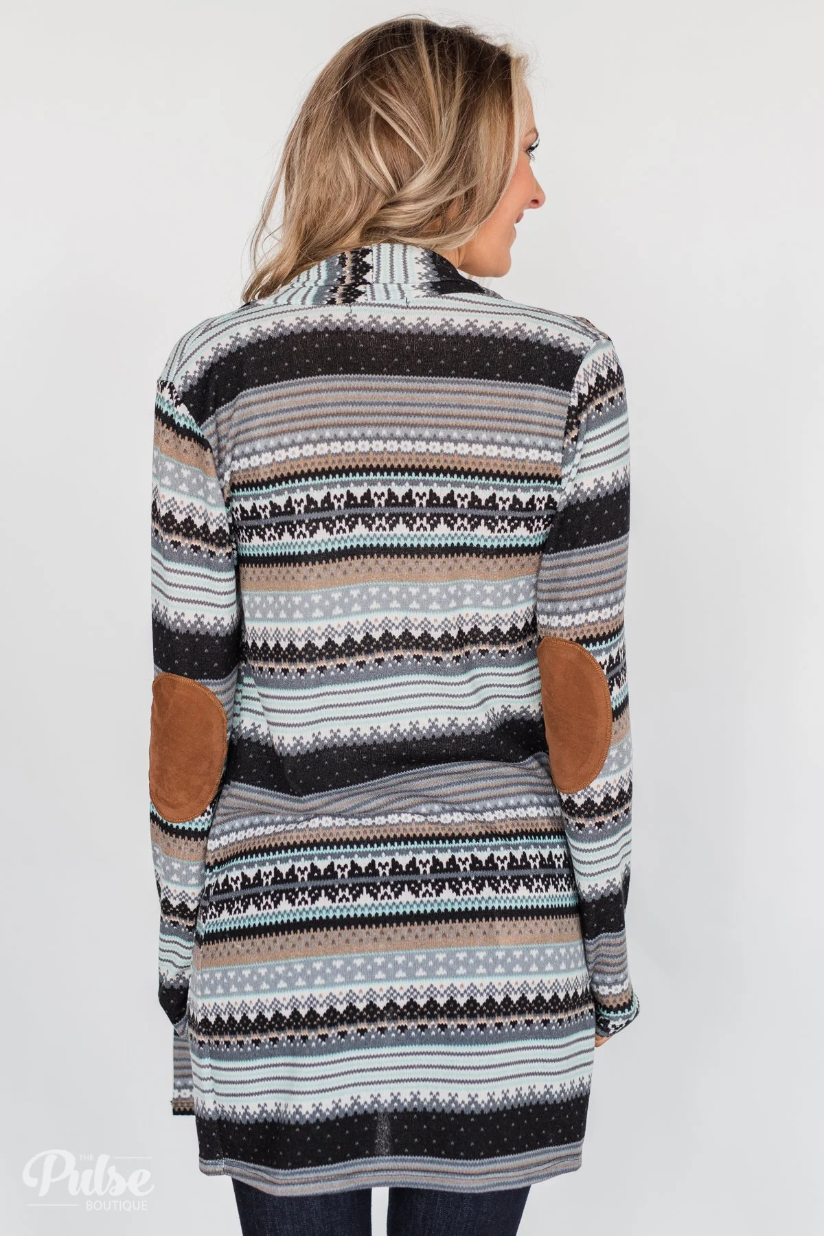 Unforgettable Printed Cardigan- Mint - Image 7