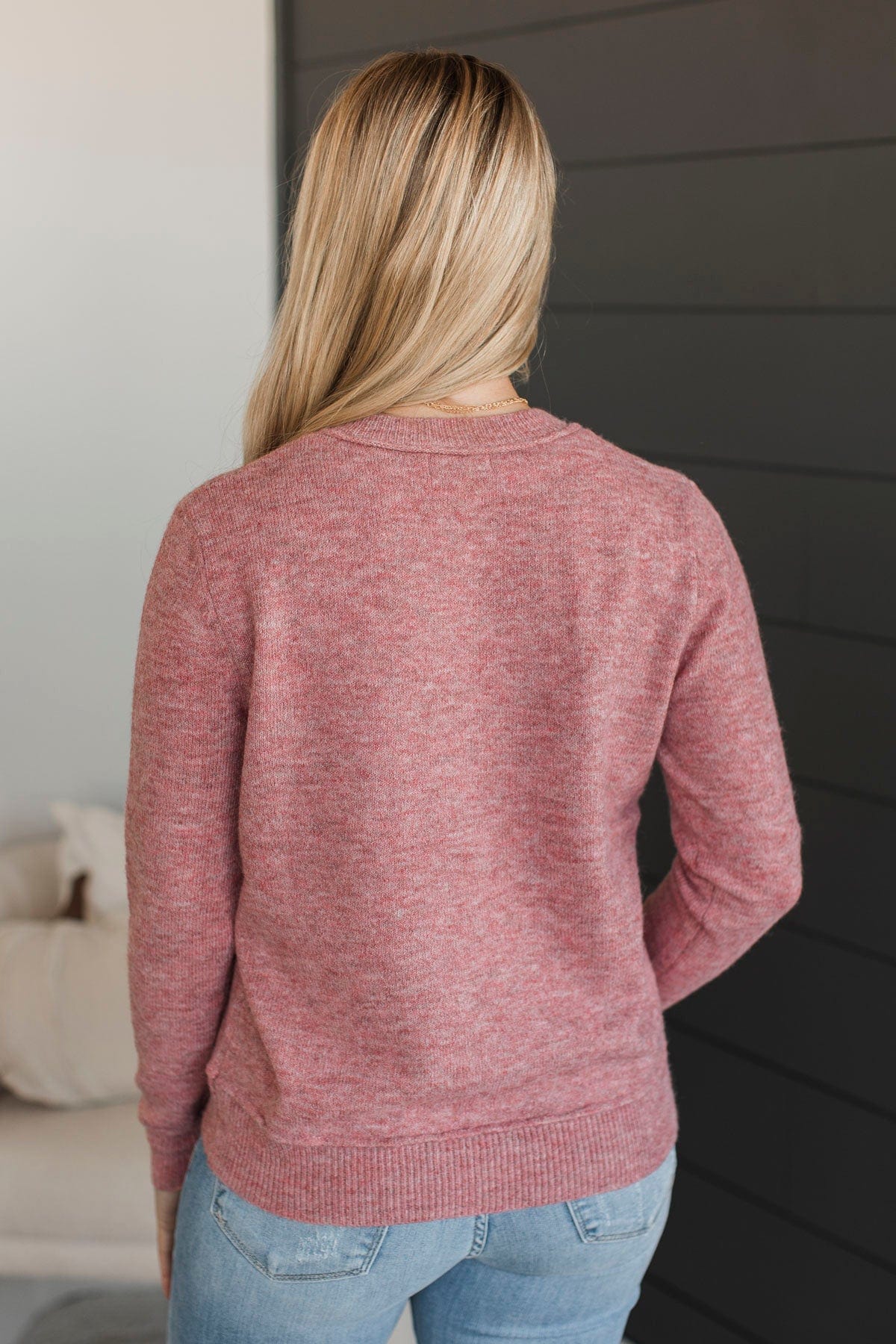 Unmistakable Beauty Knit Sweater- Coral - Image 7