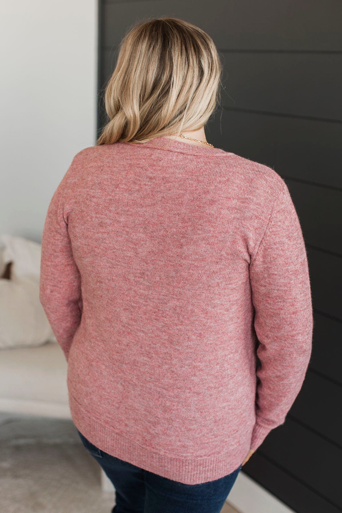 Unmistakable Beauty Knit Sweater- Coral - Image 8
