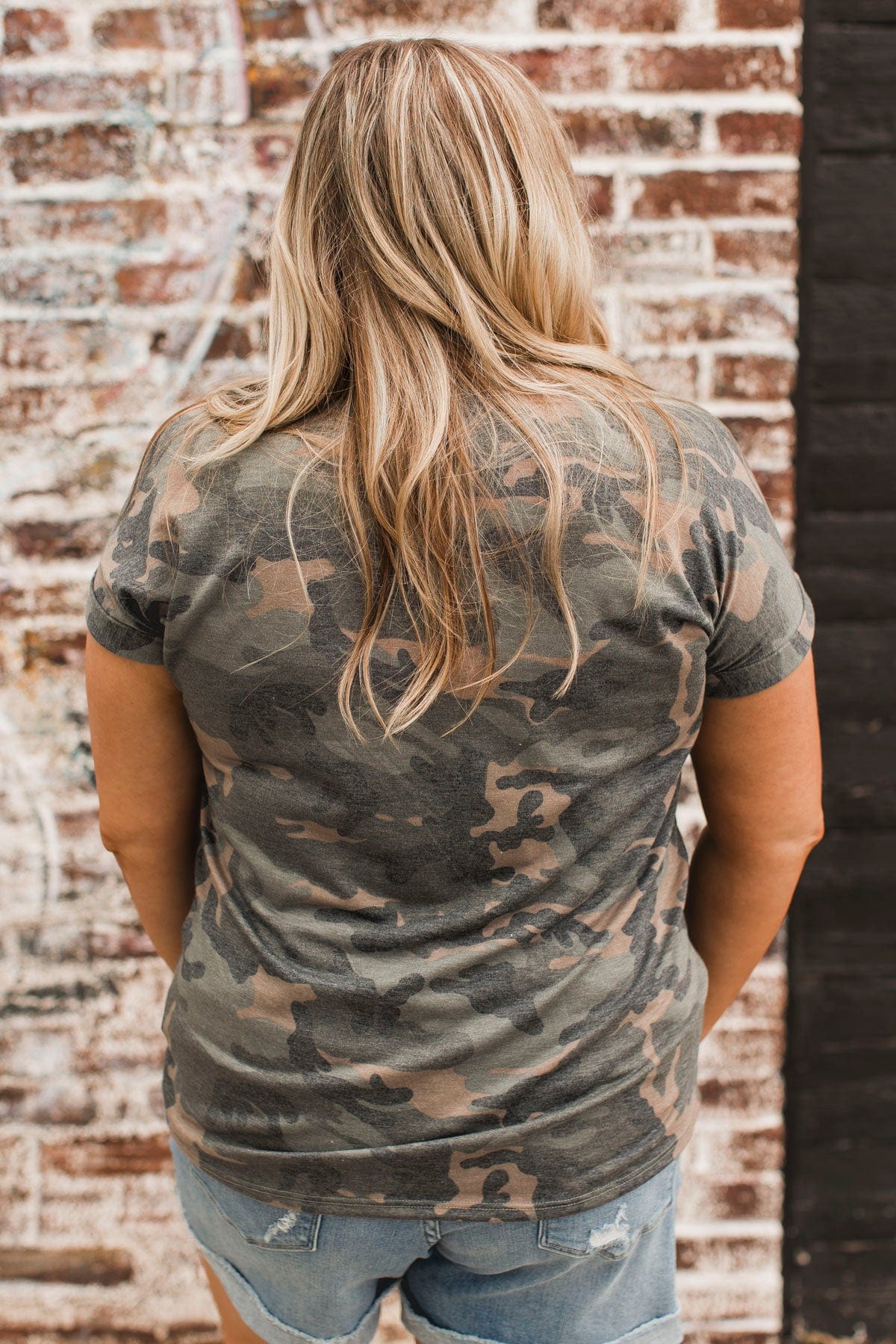 "USA" Short Sleeve Top- Camo - Image 8