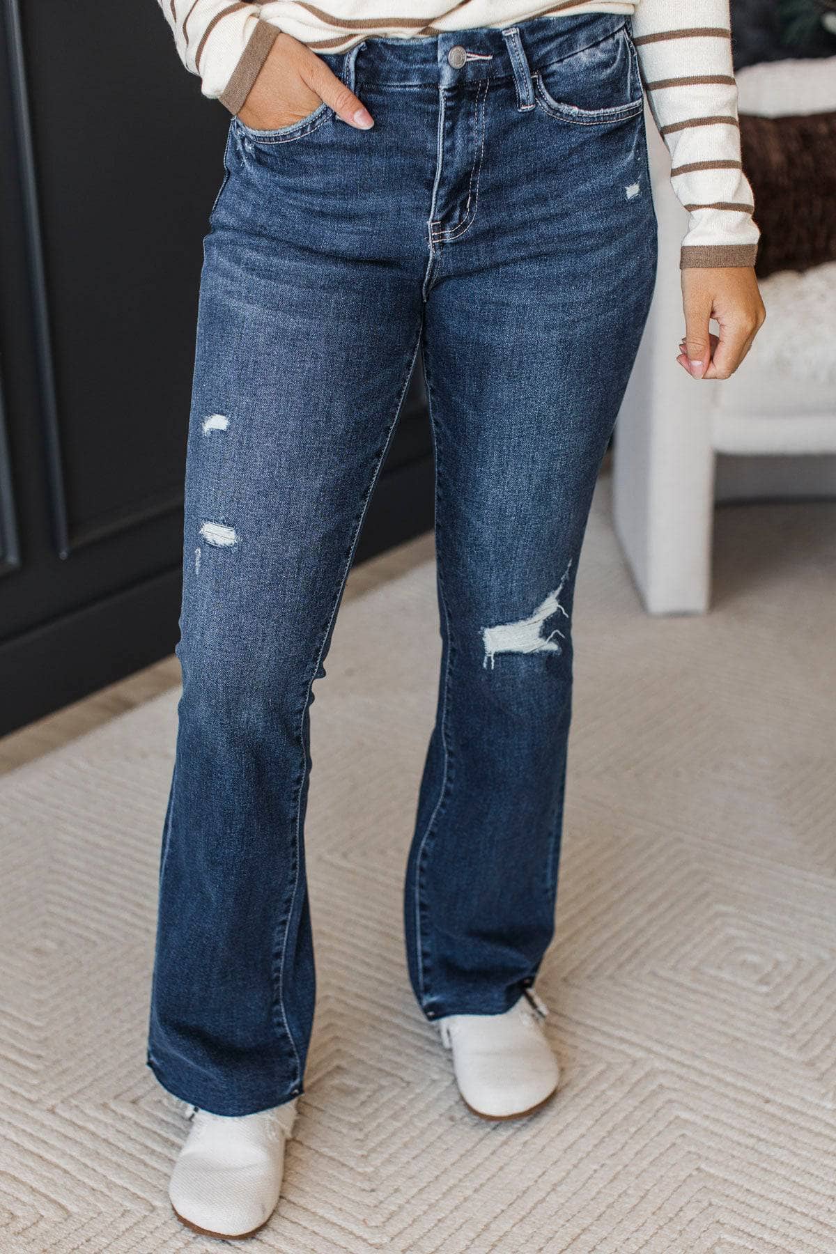 Vervet Bootcut Jeans- Chloe Wash