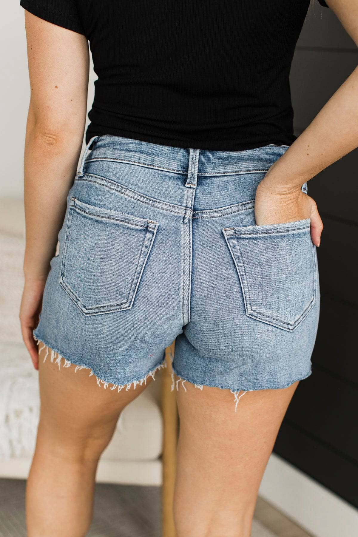 Vervet Denim Shorts- Alessa Wash - Image 8