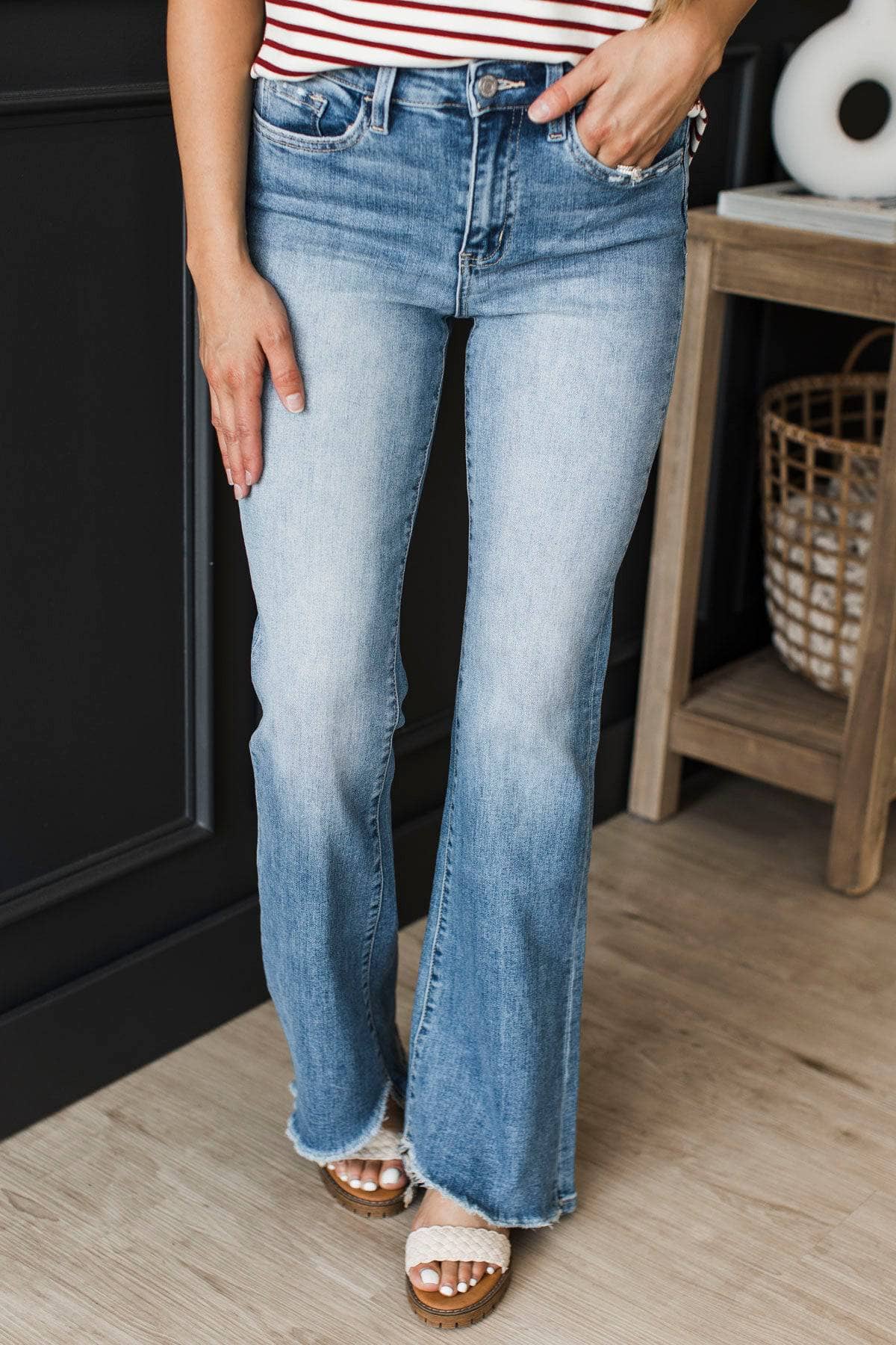 Vervet Flare Jeans- Irina Wash - Image 2
