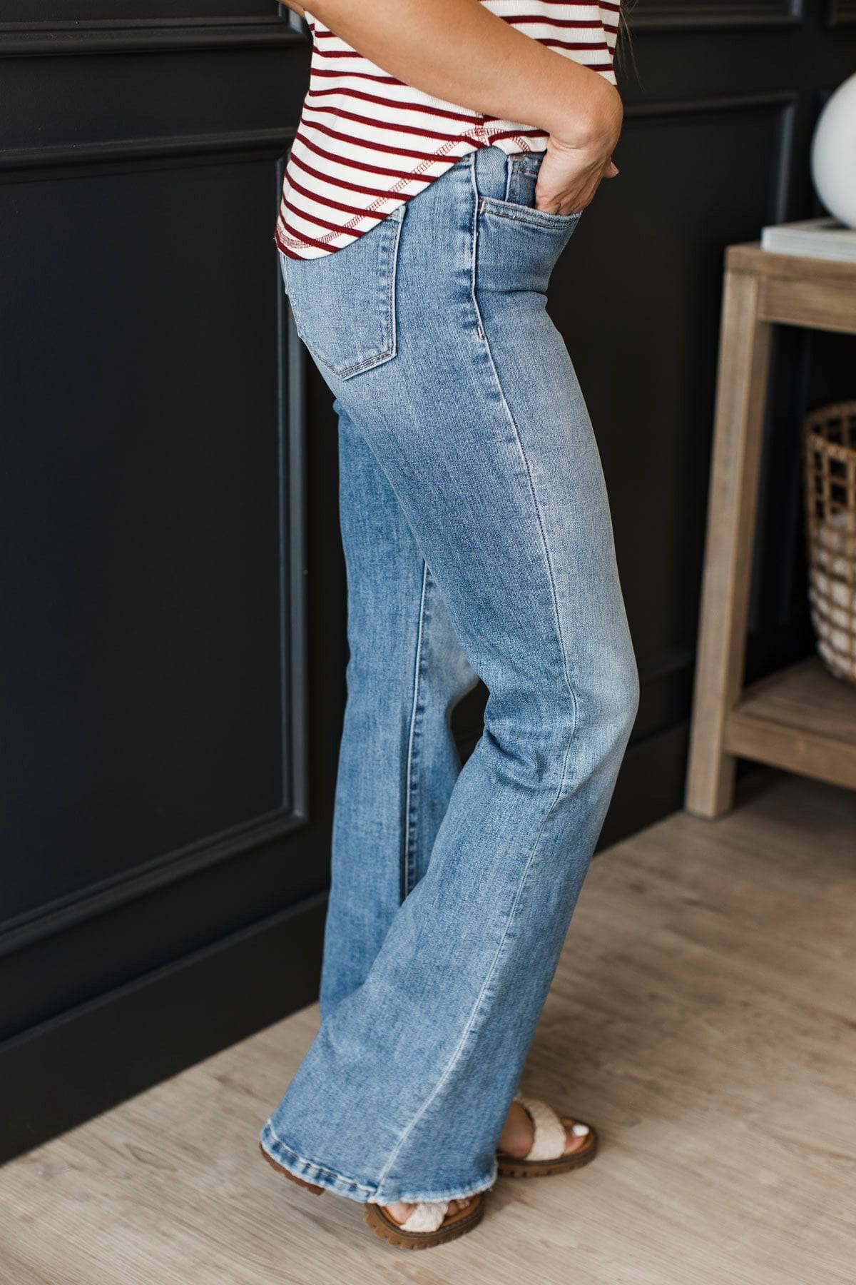 Vervet Flare Jeans- Irina Wash - Image 3