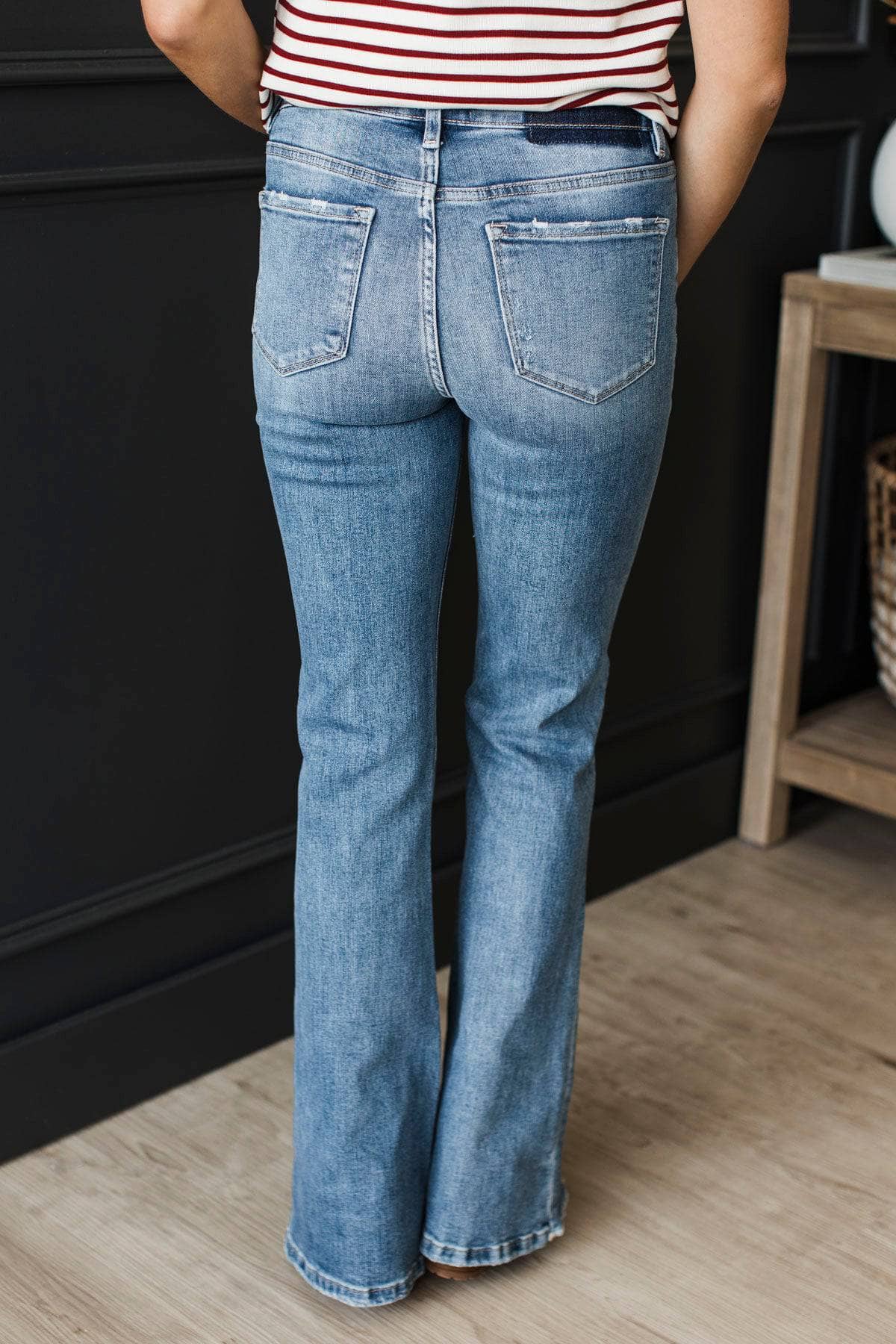Vervet Flare Jeans- Irina Wash - Image 4