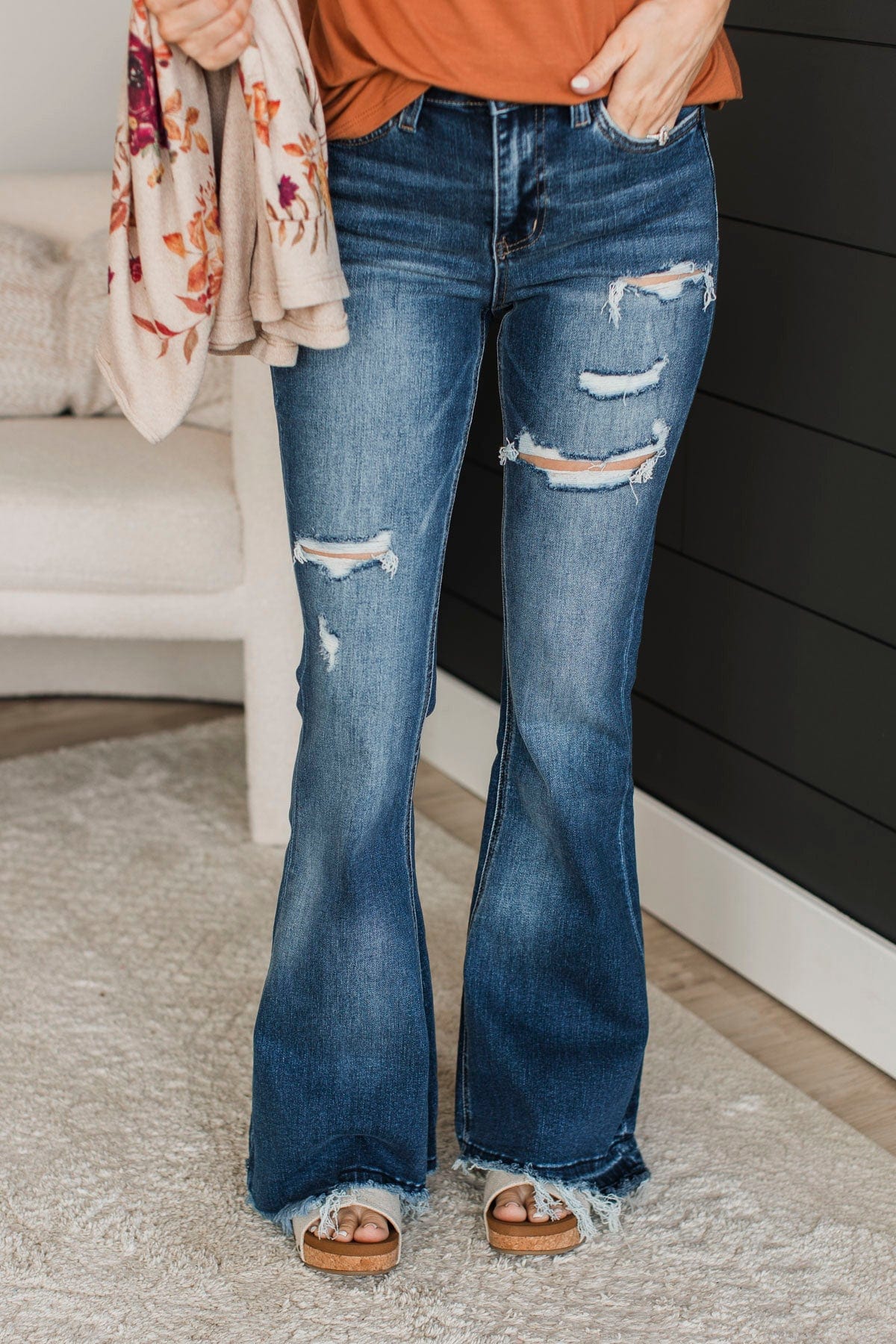 Vervet Flare Jeans- Peighton Wash - Image 2