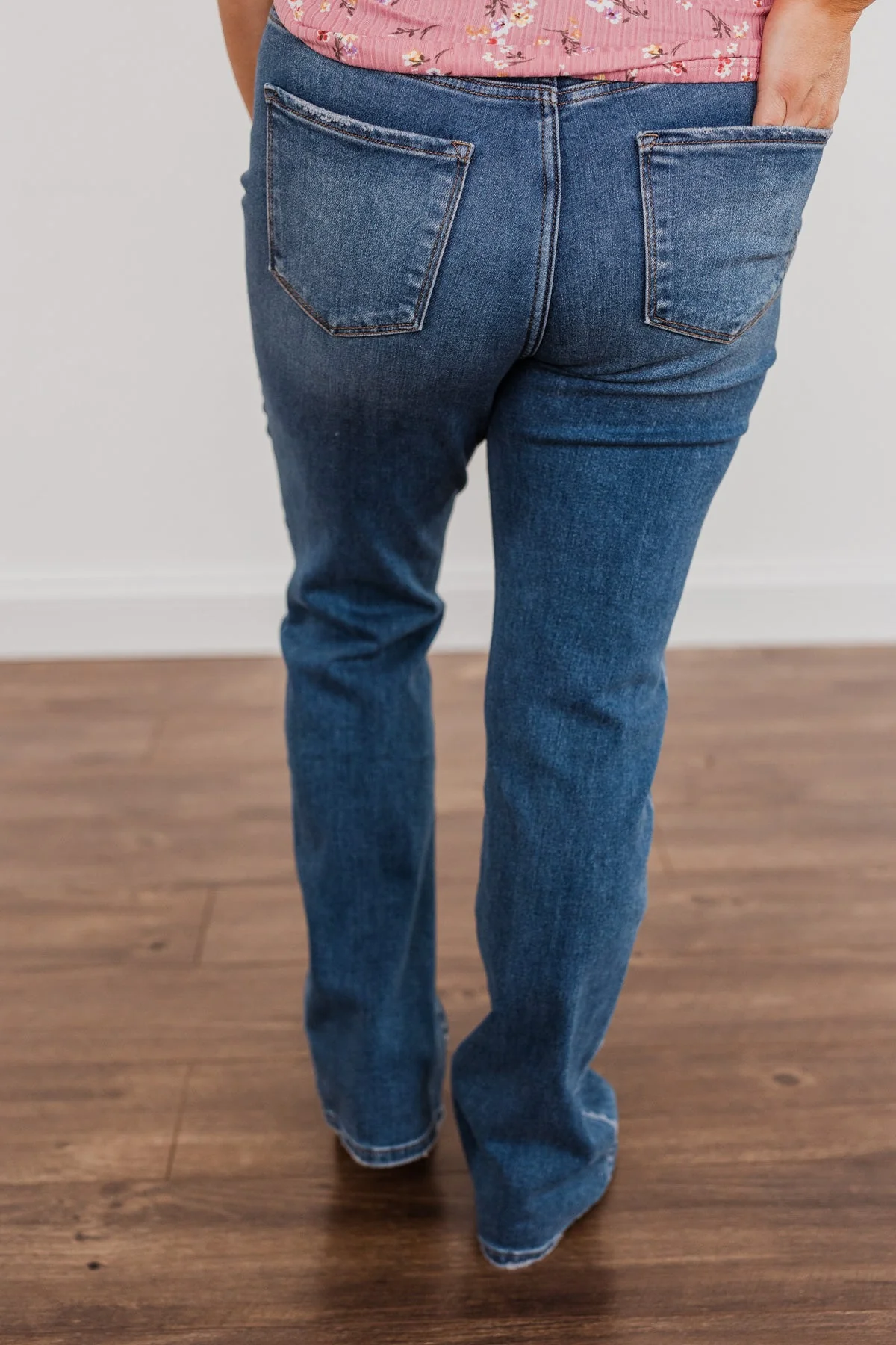 Vervet High-Rise Boot Cut Jeans- Alice Wash - Image 6