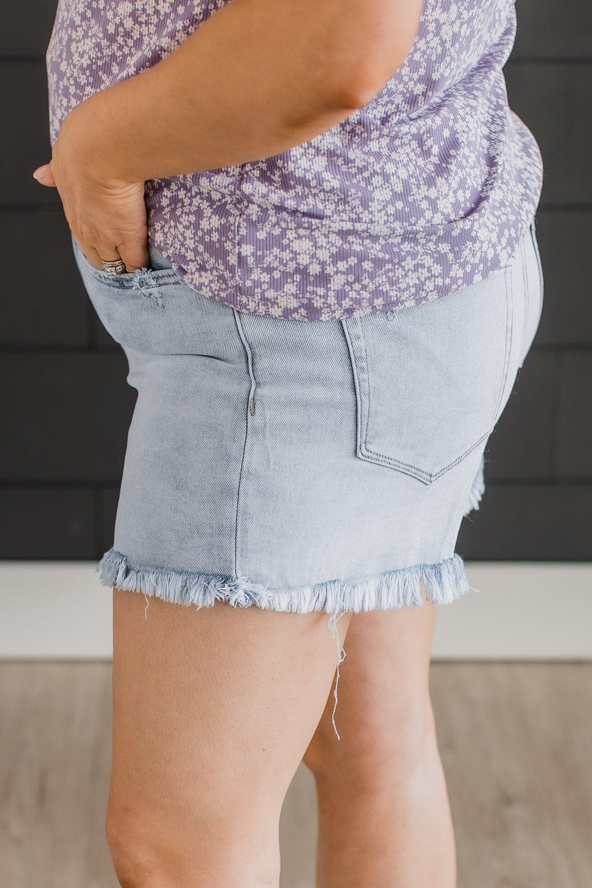 Vervet High-Rise Shorts- Aunjoli Wash - Image 4