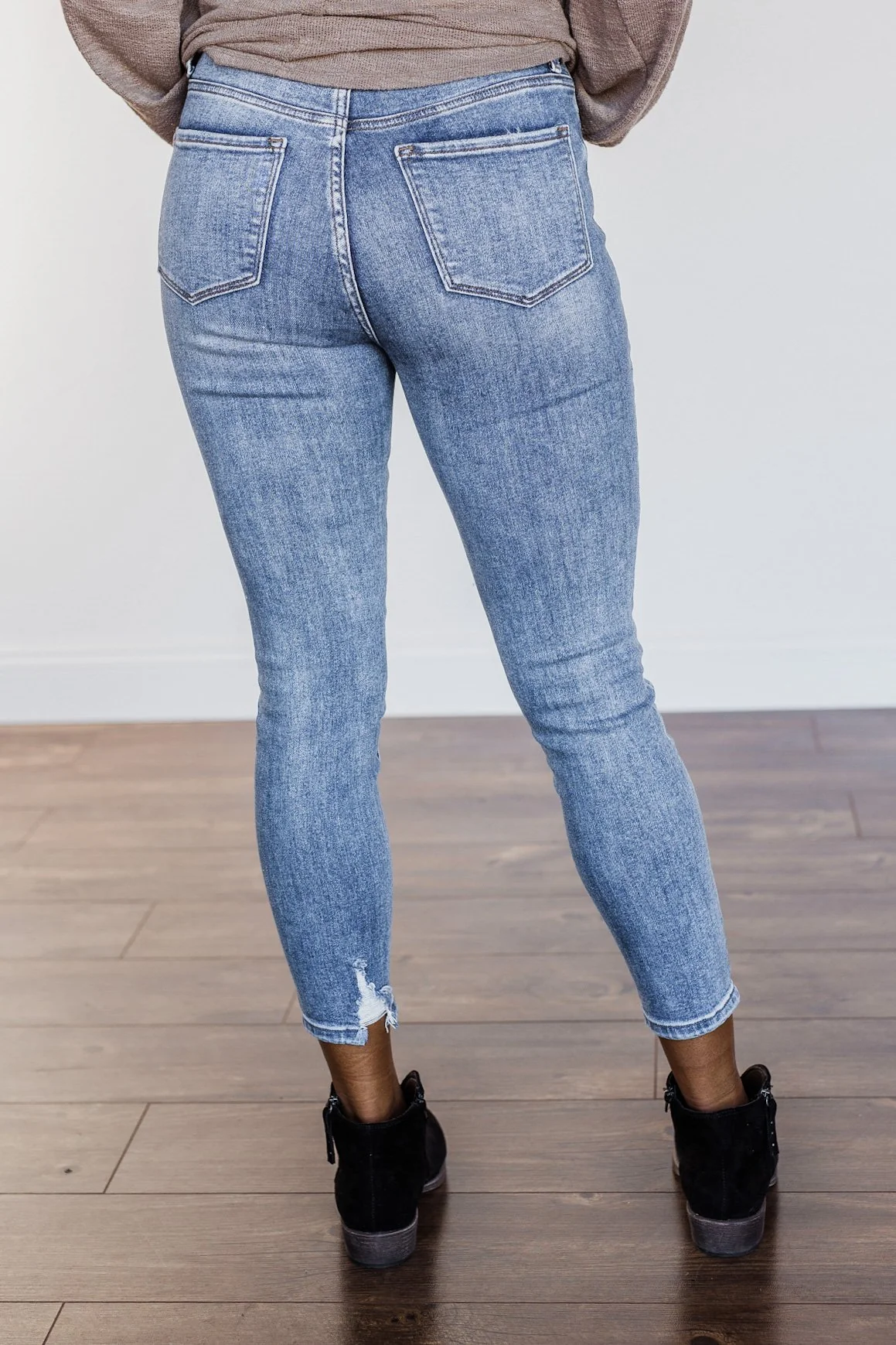 Vervet High-Rise Button Fly Skinny Jeans- Astrid Wash - Image 11