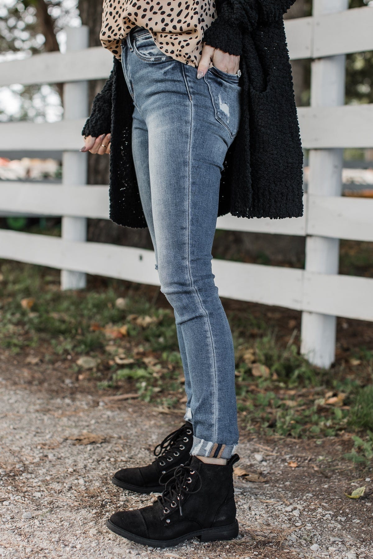 Vervet High-Rise Skinny Jeans- Collins Wash - Image 5