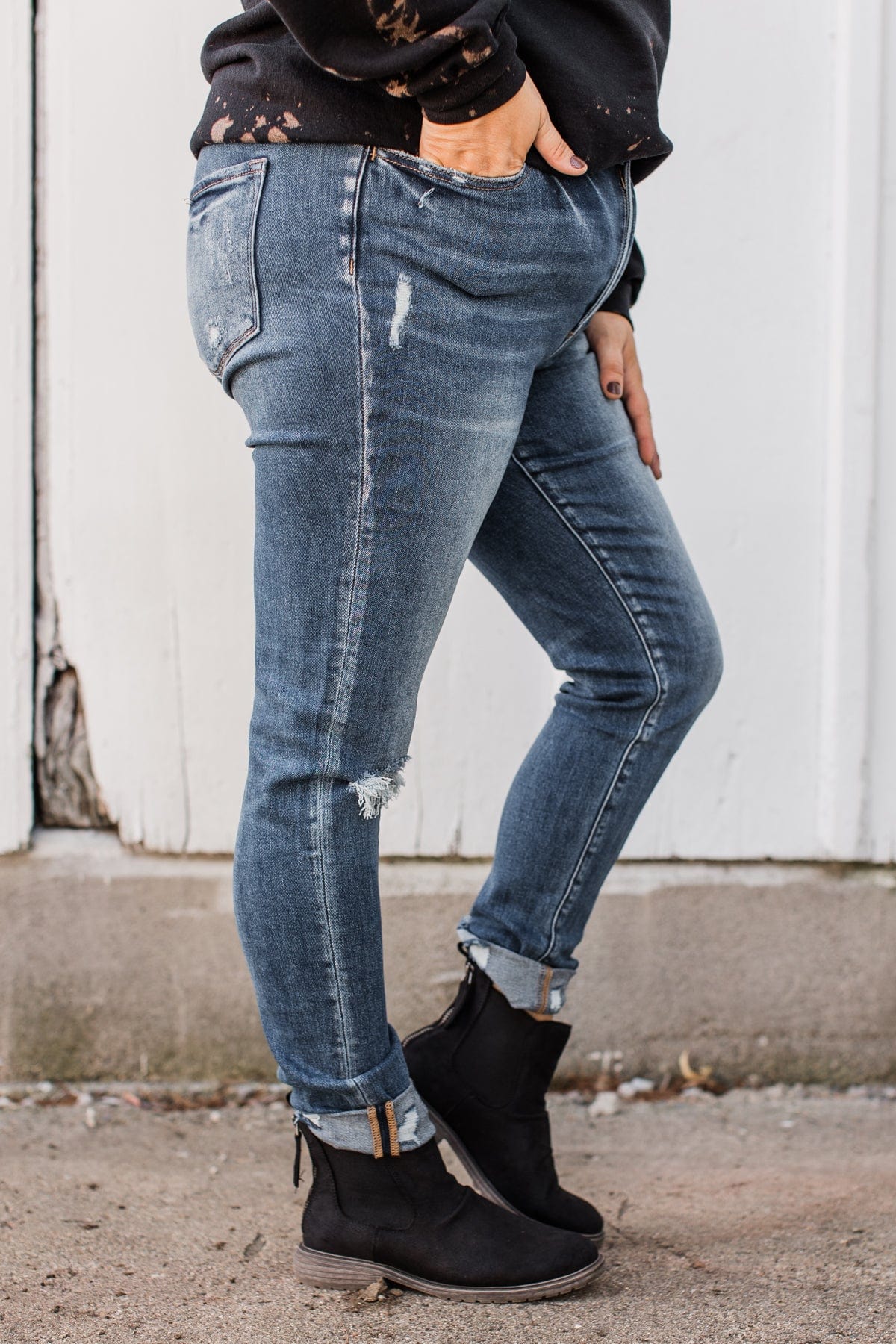 Vervet High-Rise Skinny Jeans- Collins Wash - Image 6