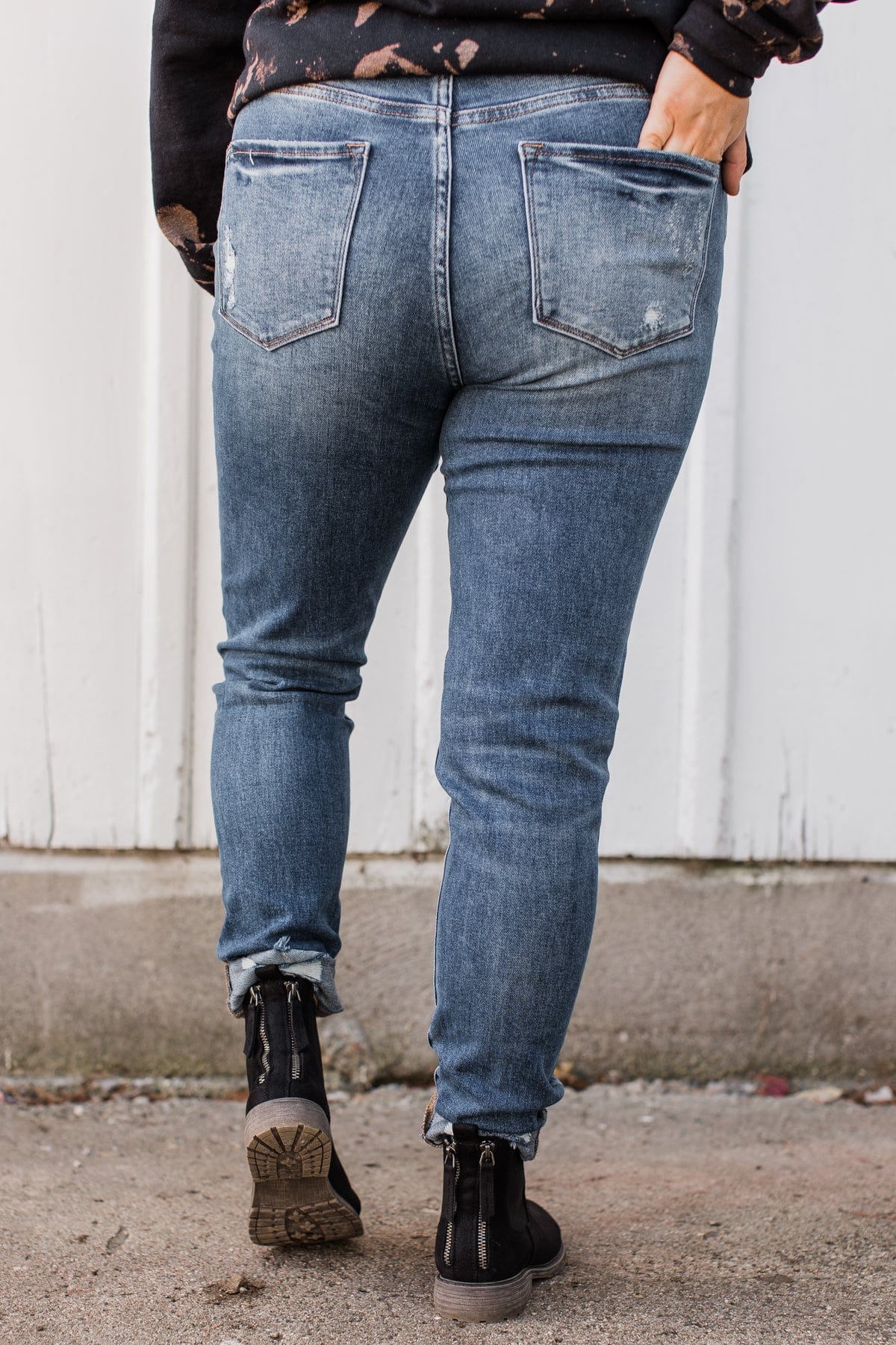 Vervet High-Rise Skinny Jeans- Collins Wash - Image 8