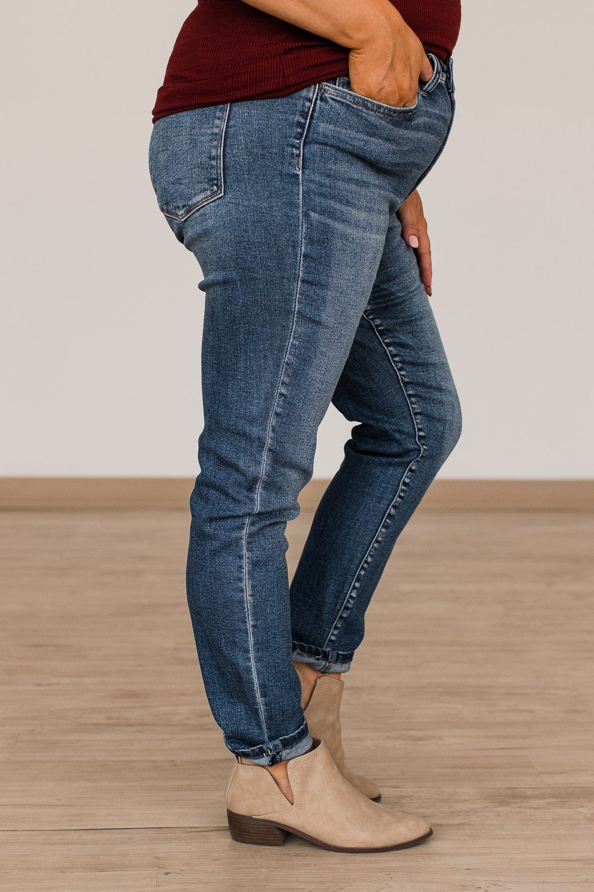 Vervet High Rise Skinny Jeans- Demeter Wash - Image 7