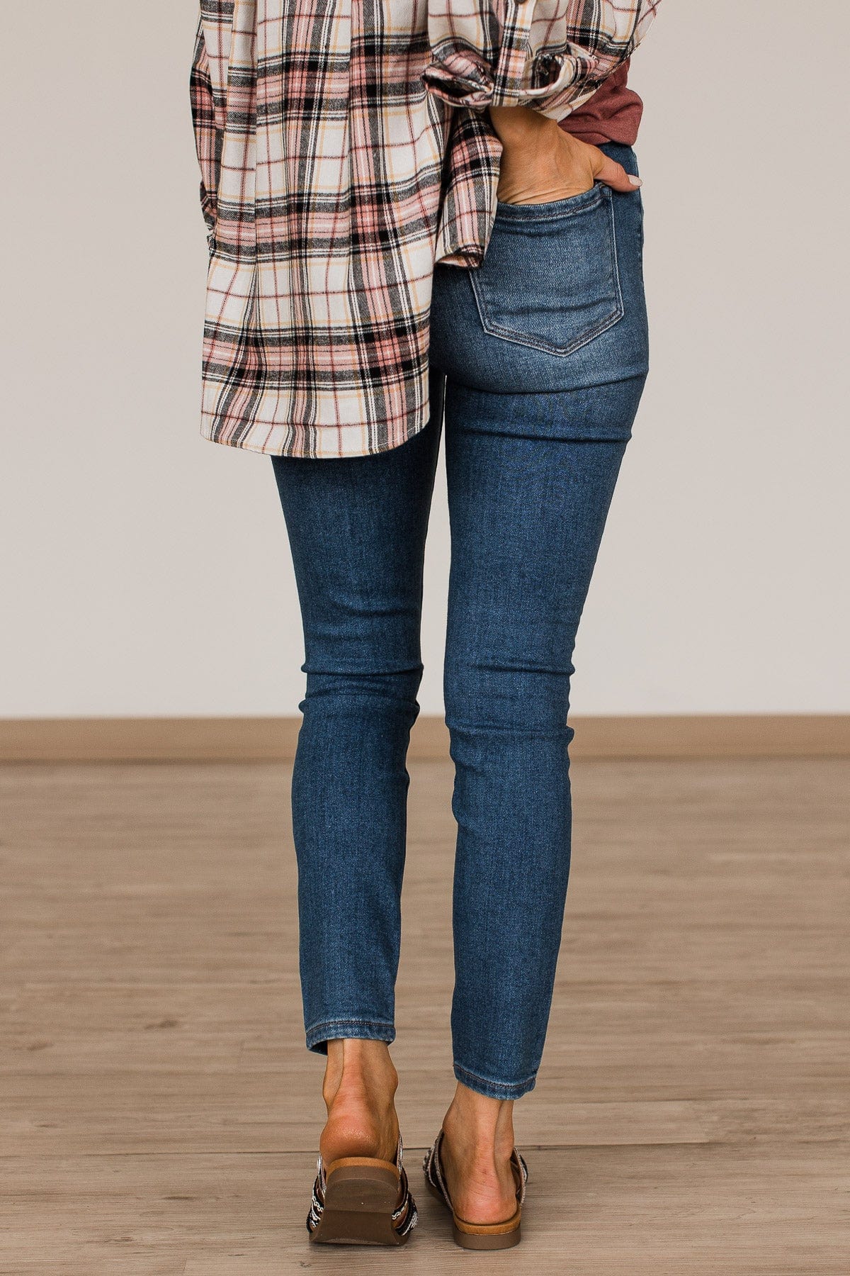 Vervet High Rise Skinny Jeans- Demeter Wash - Image 8