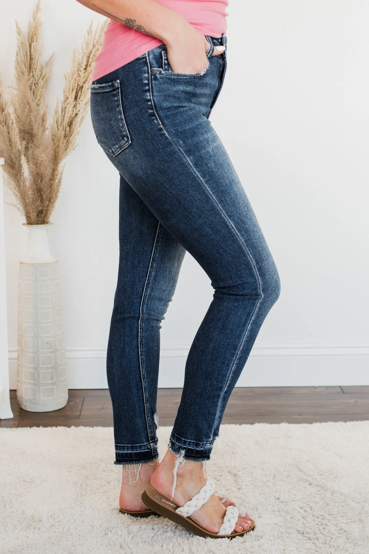 Vervet High-Rise Skinny Jeans- Esther Wash - Image 7