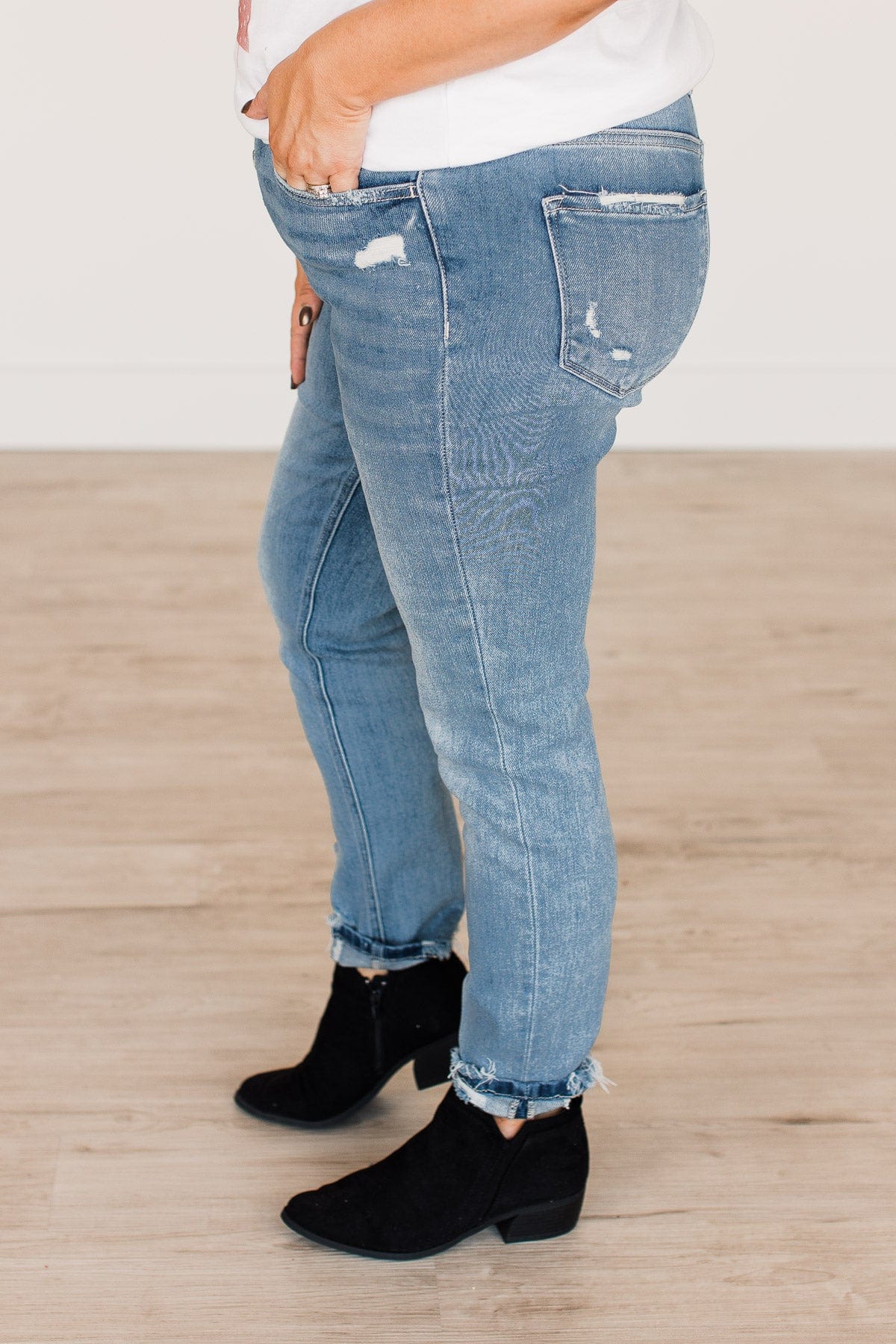 Vervet High-Rise Skinny Jeans- Margaret Wash - Image 6