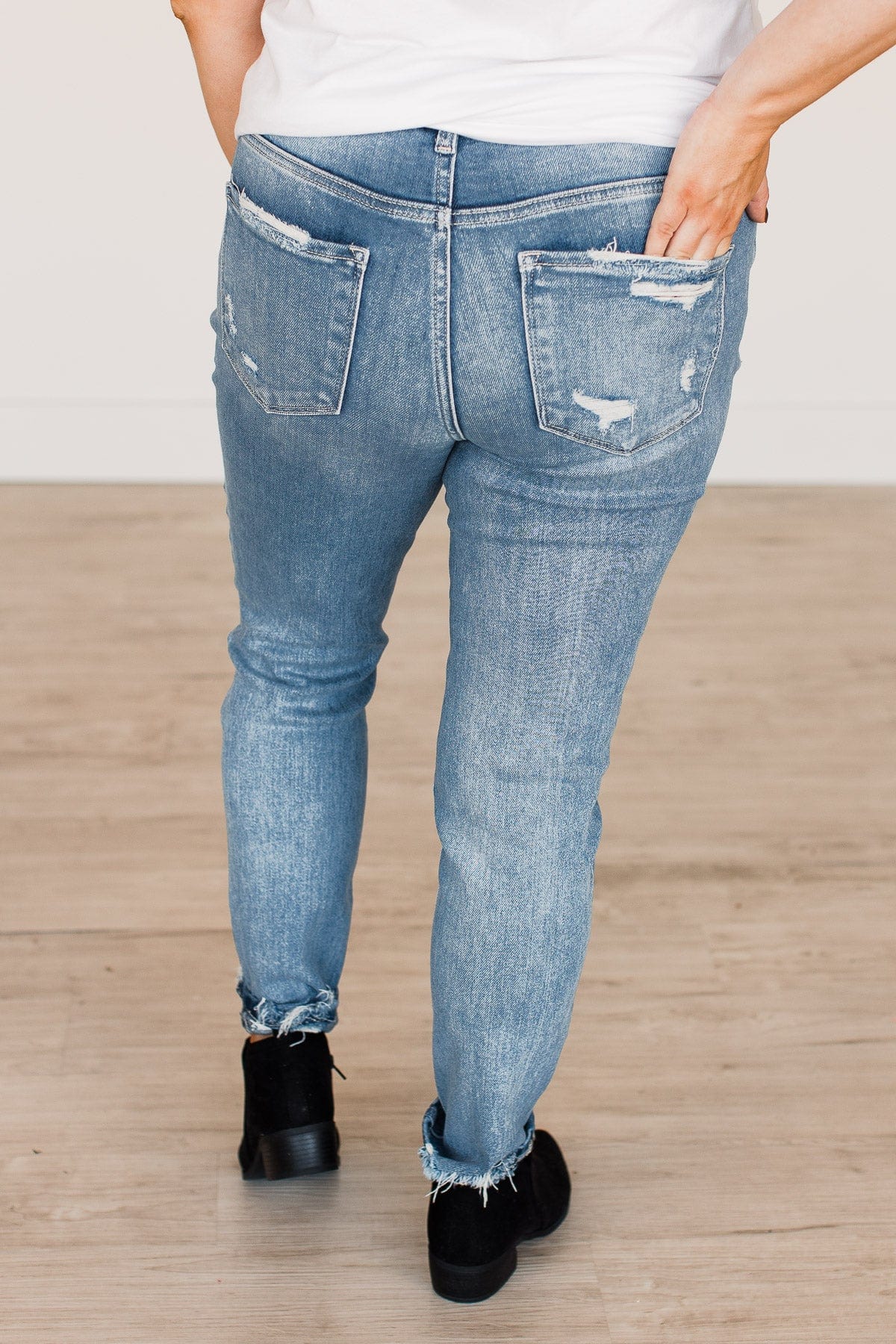 Vervet High-Rise Skinny Jeans- Margaret Wash - Image 8