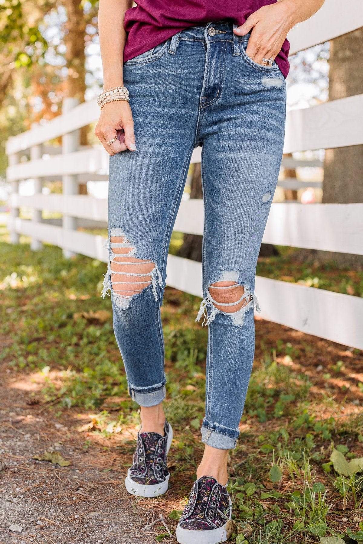 Vervet High-Rise Skinny Jeans- Odessa Wash - Image 3