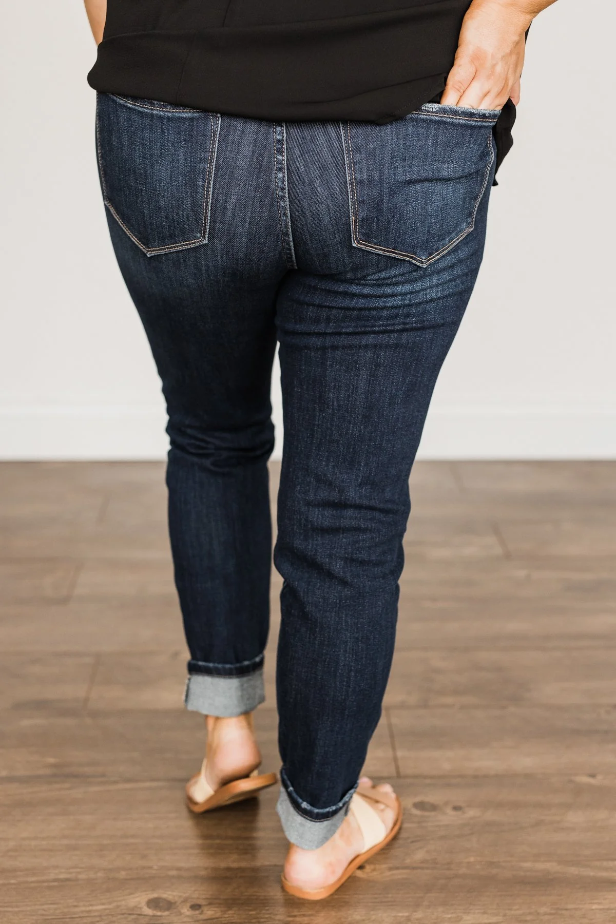 Vervet Mid-Rise Skinny Jeans- Meredith Wash - Image 9