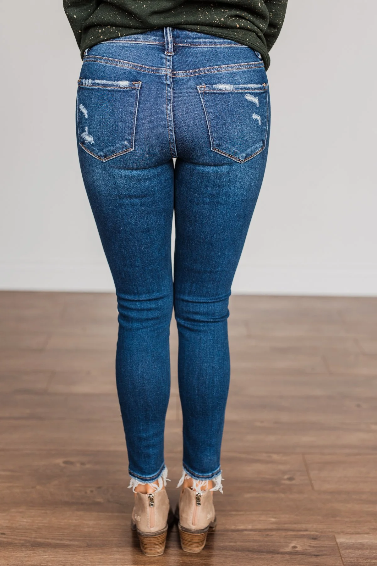 Vervet Mid-Rise Skinny Jean- Kristine Wash - Image 10