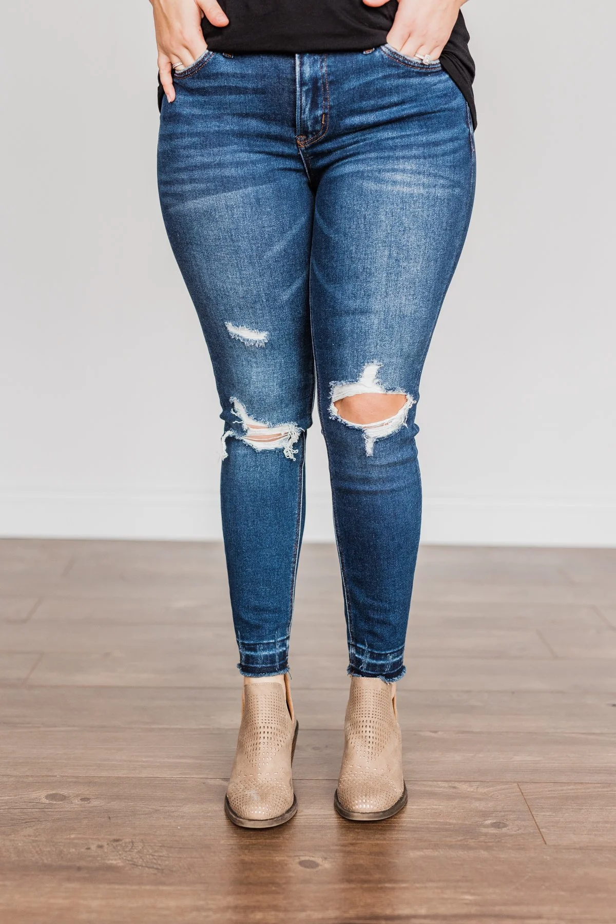 Vervet Mid-Rise Skinny Jeans- Martha Wash - Image 3