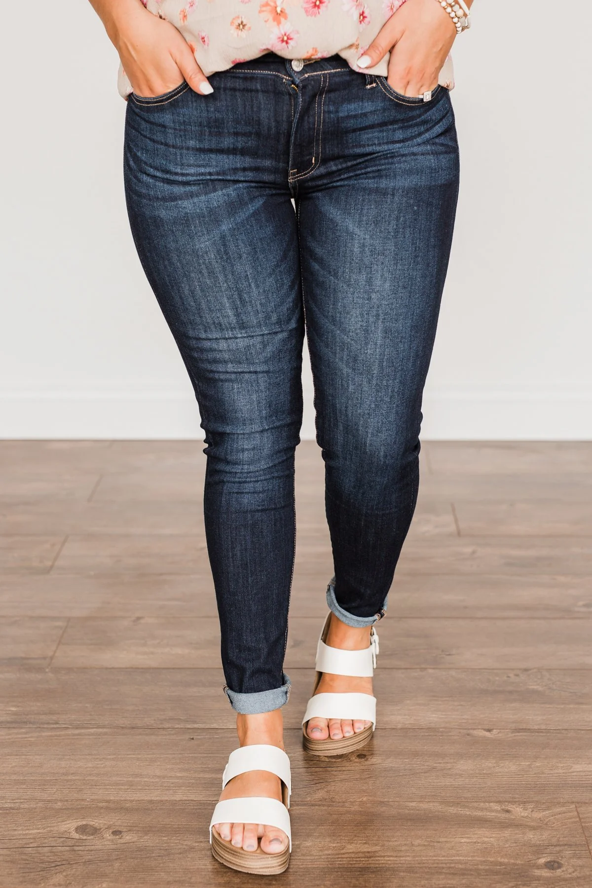 Vervet Mid-Rise Skinny Jeans- Sabrina Wash - Image 15