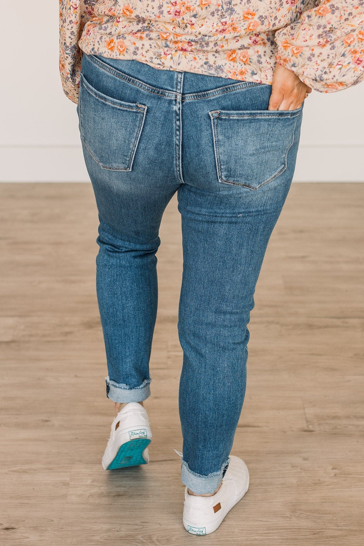Vervet Mid-Rise Skinny Jeans- Vera Wash - Image 6