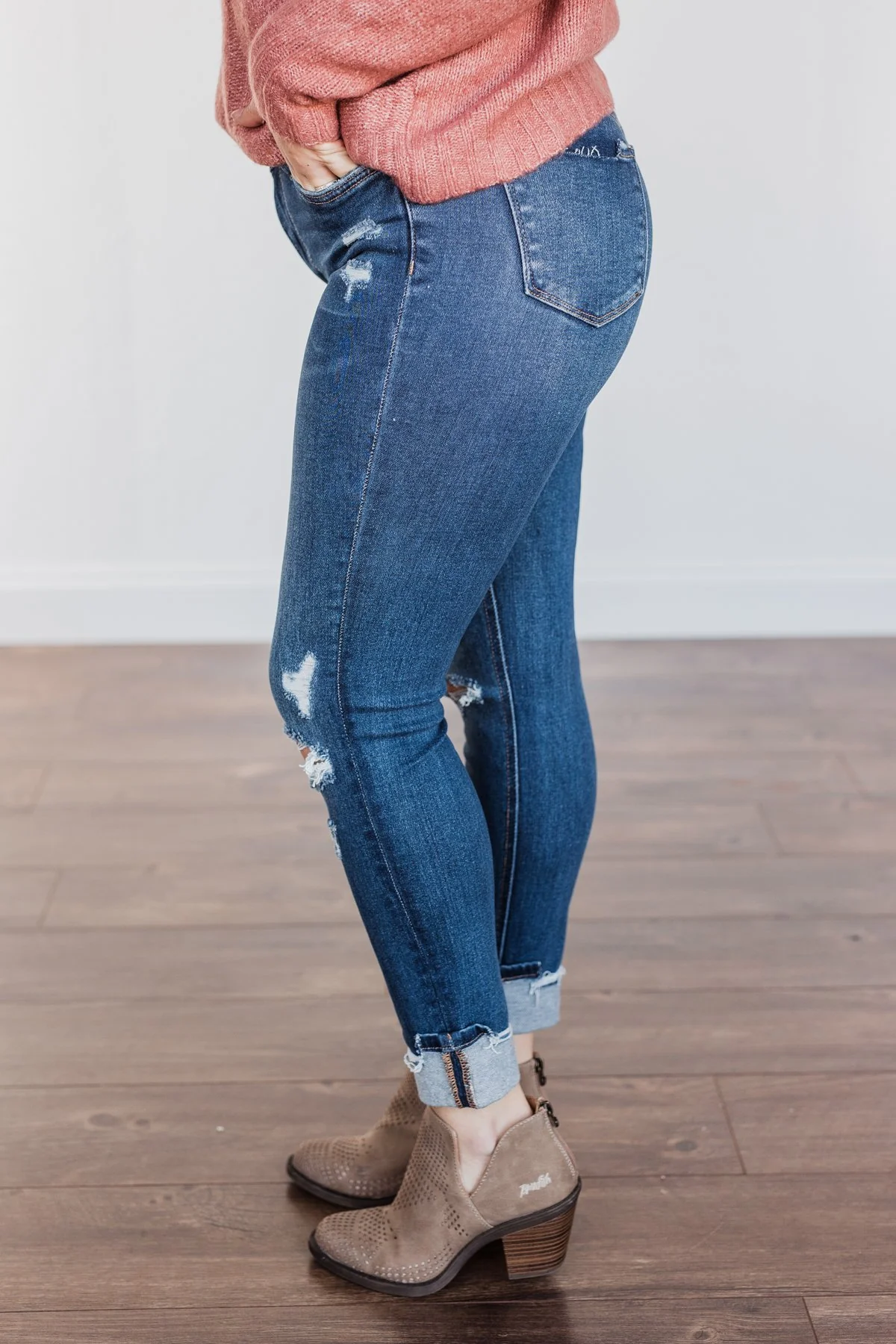 Vervet Mid-Rise Skinny- Jordan Wash - Image 11
