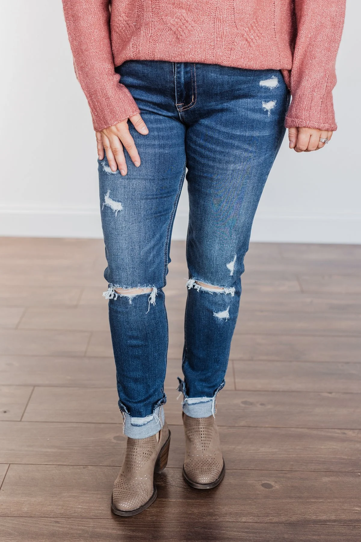 Vervet Mid-Rise Skinny- Jordan Wash - Image 2