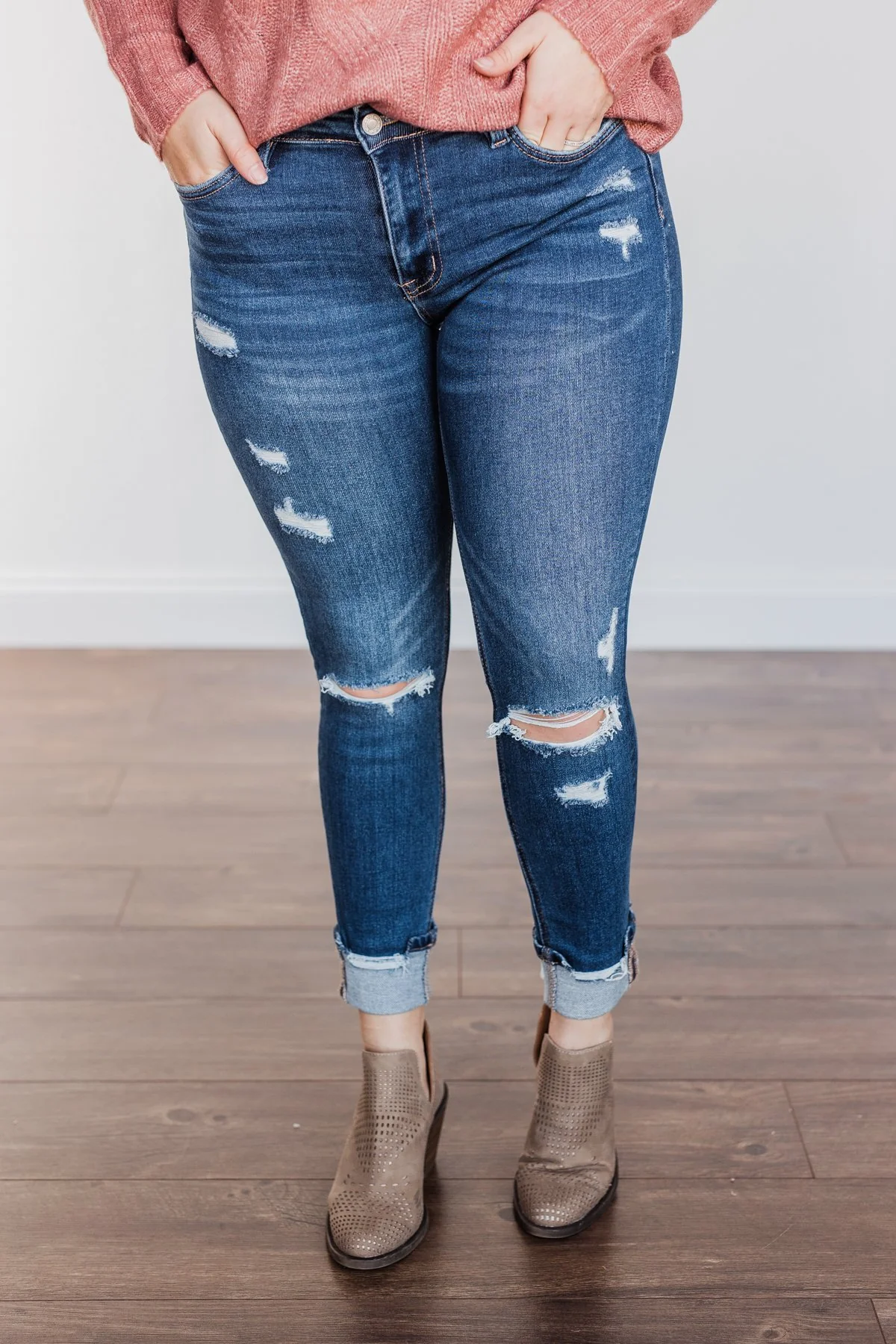 Vervet Mid-Rise Skinny- Jordan Wash - Image 6
