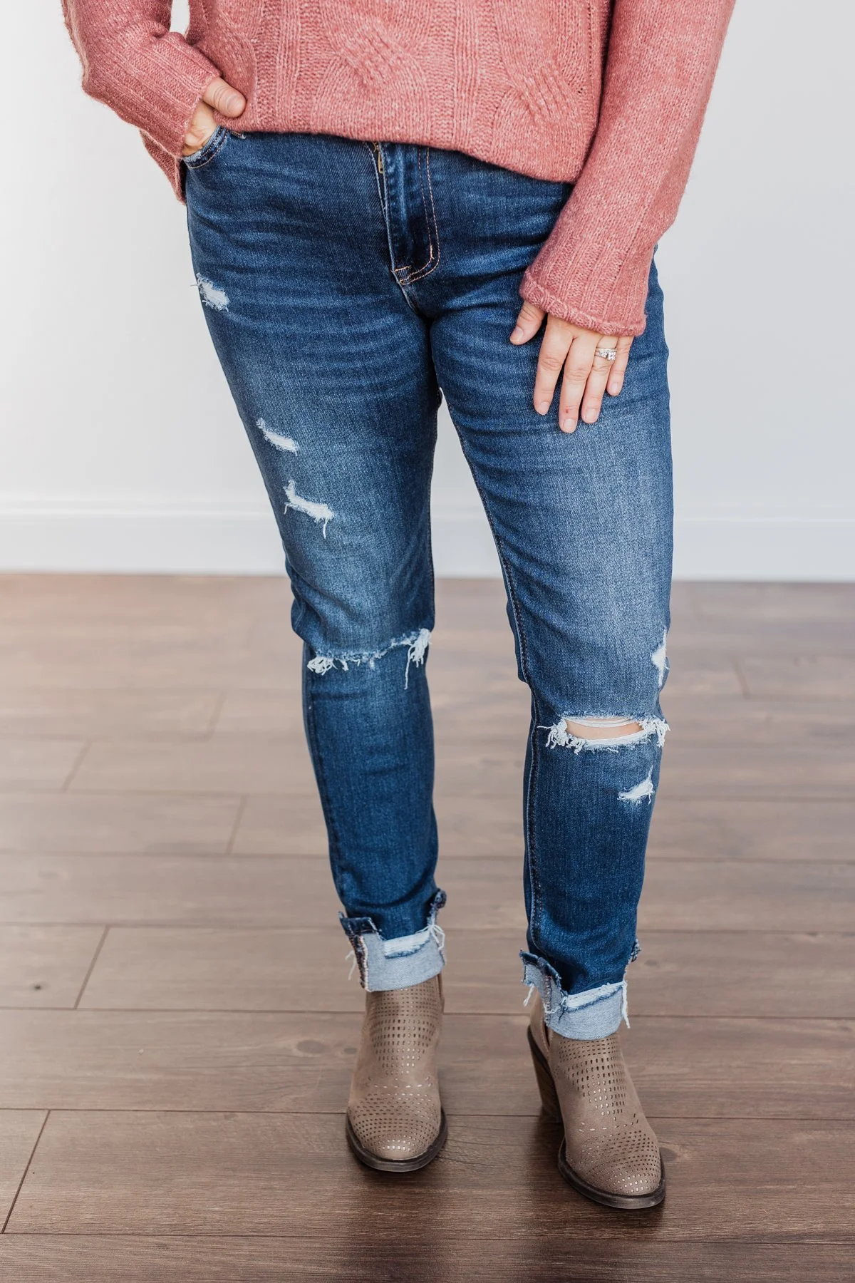 Vervet Mid-Rise Skinny- Jordan Wash - Image 7