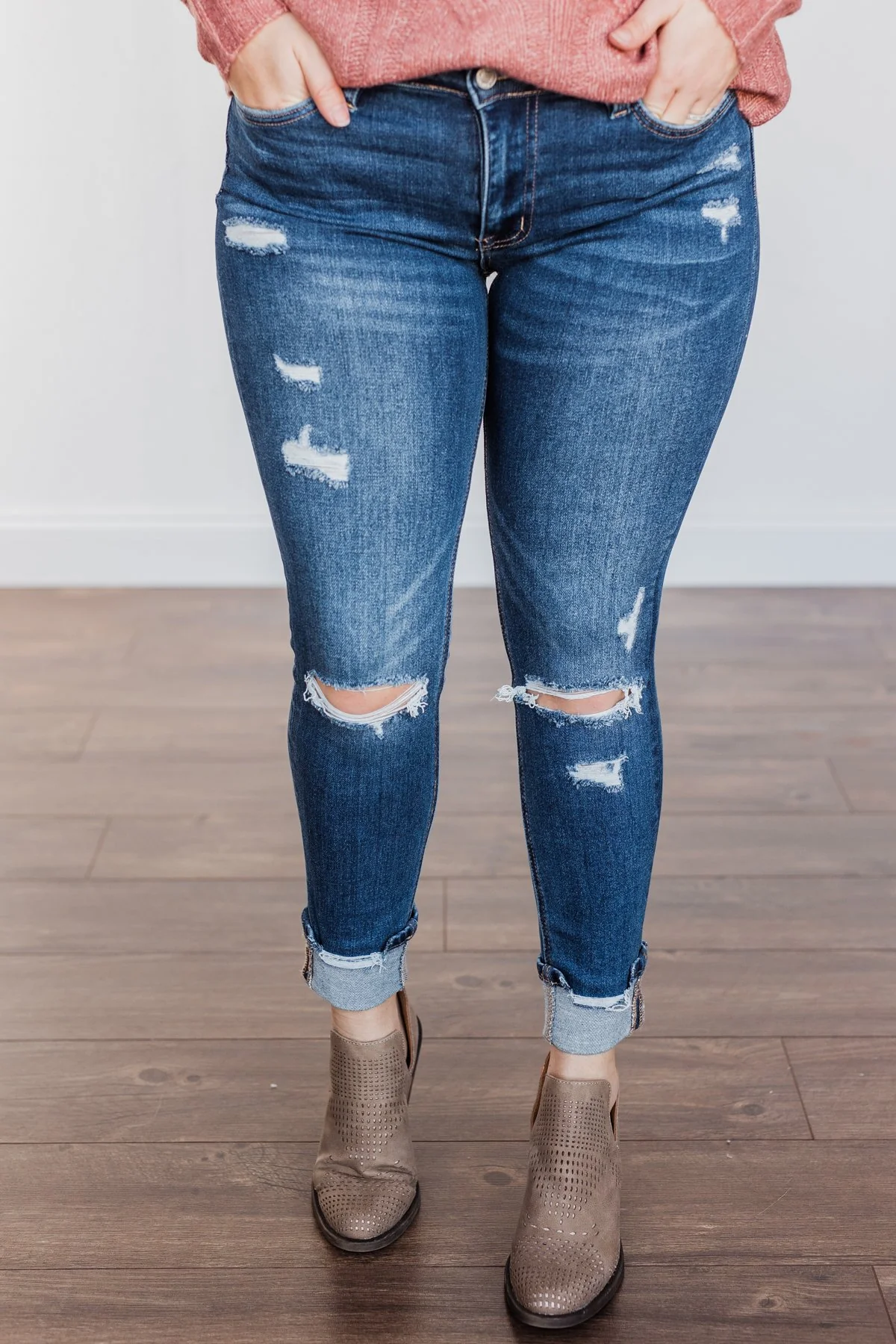 Vervet Mid-Rise Skinny- Jordan Wash - Image 8