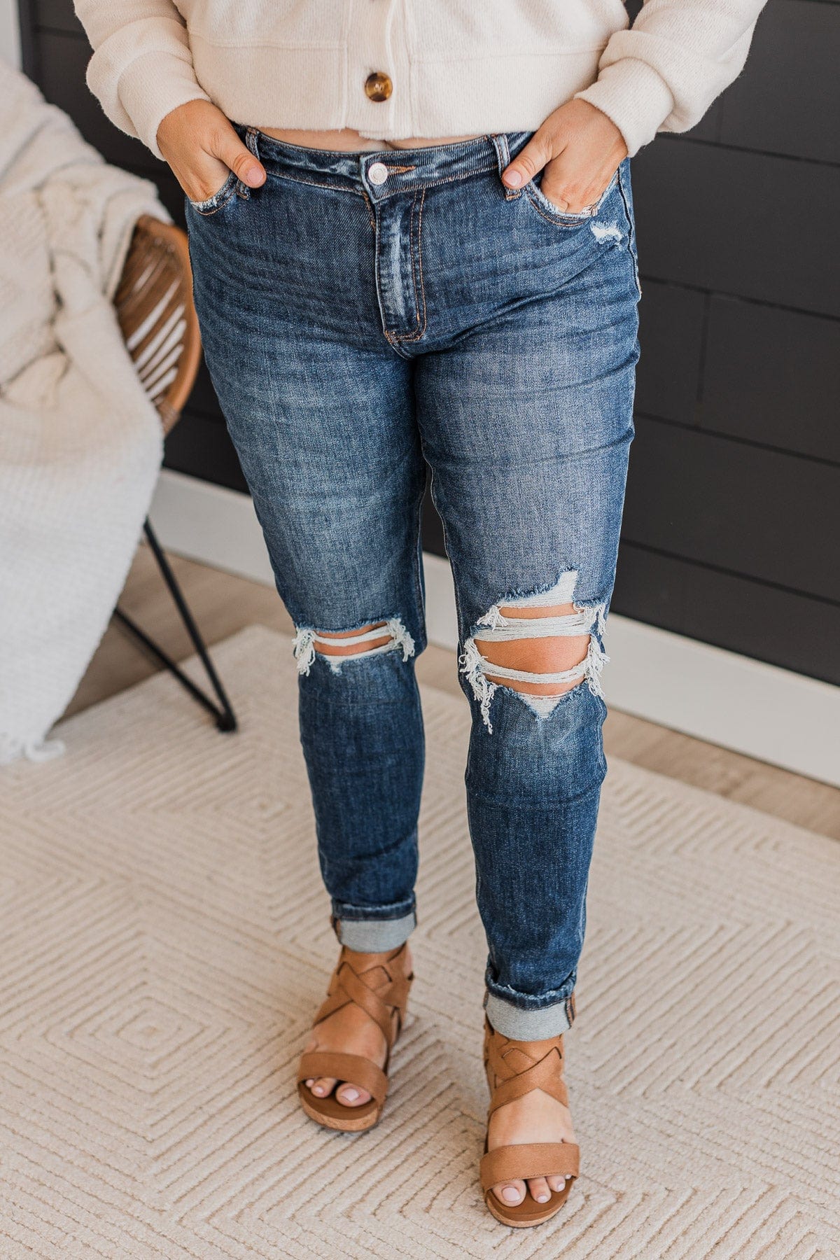 Vervet Skinny Jeans- Geneva Wash - Image 2
