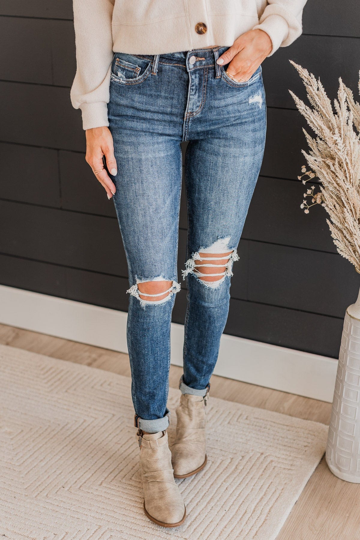 Vervet Skinny Jeans- Geneva Wash - Image 3