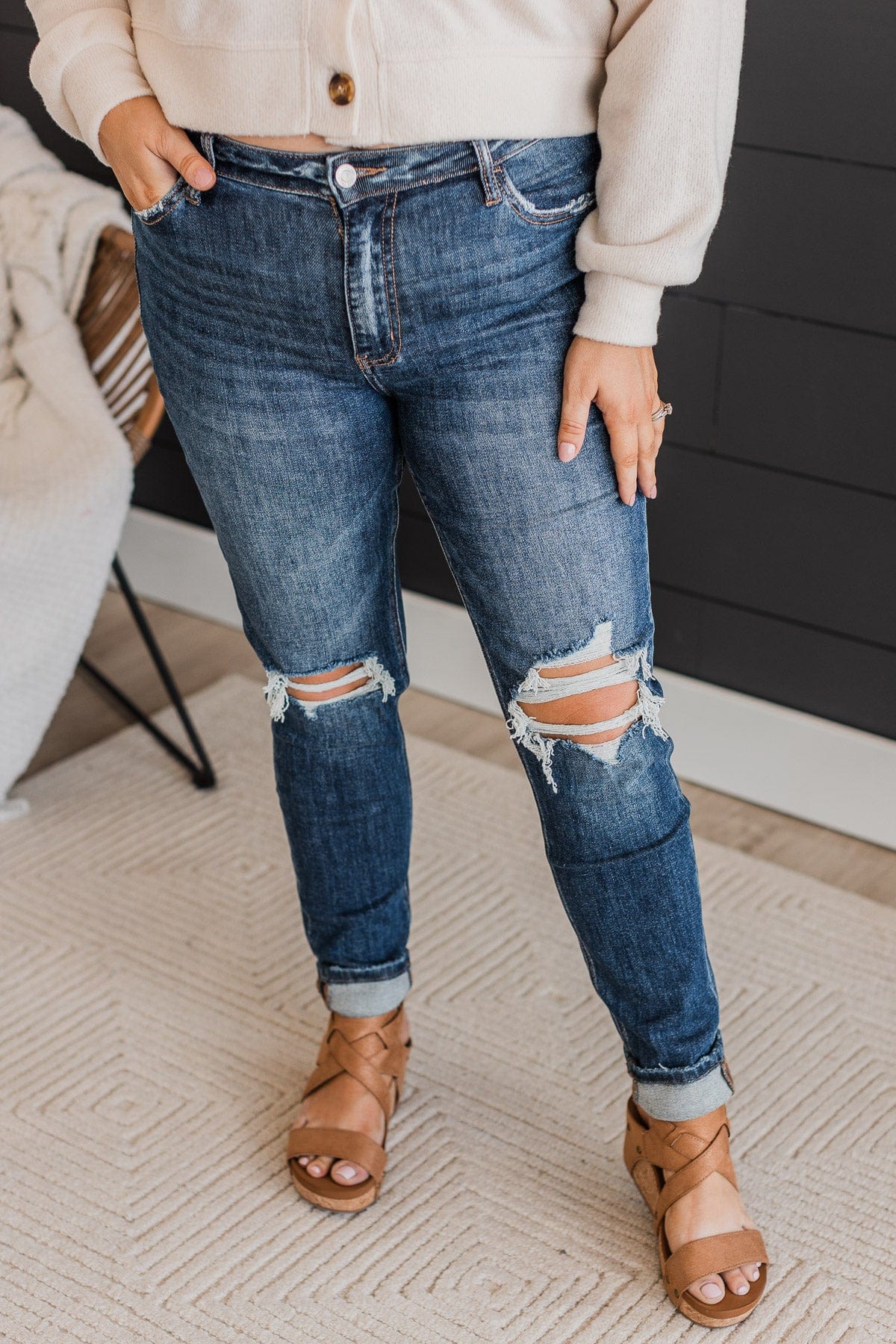 Vervet Skinny Jeans- Geneva Wash - Image 4
