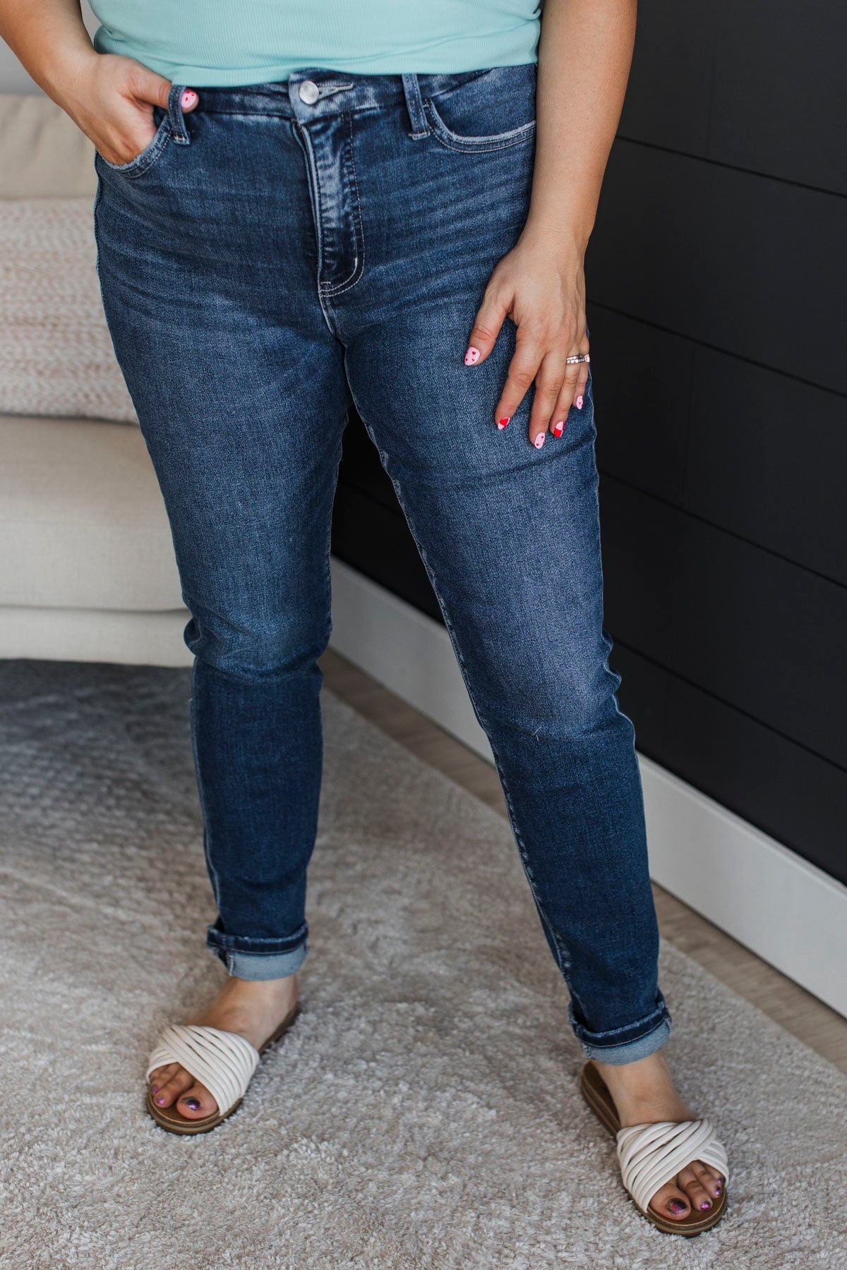 Vervet Skinny Jeans- Idina Wash - Image 4