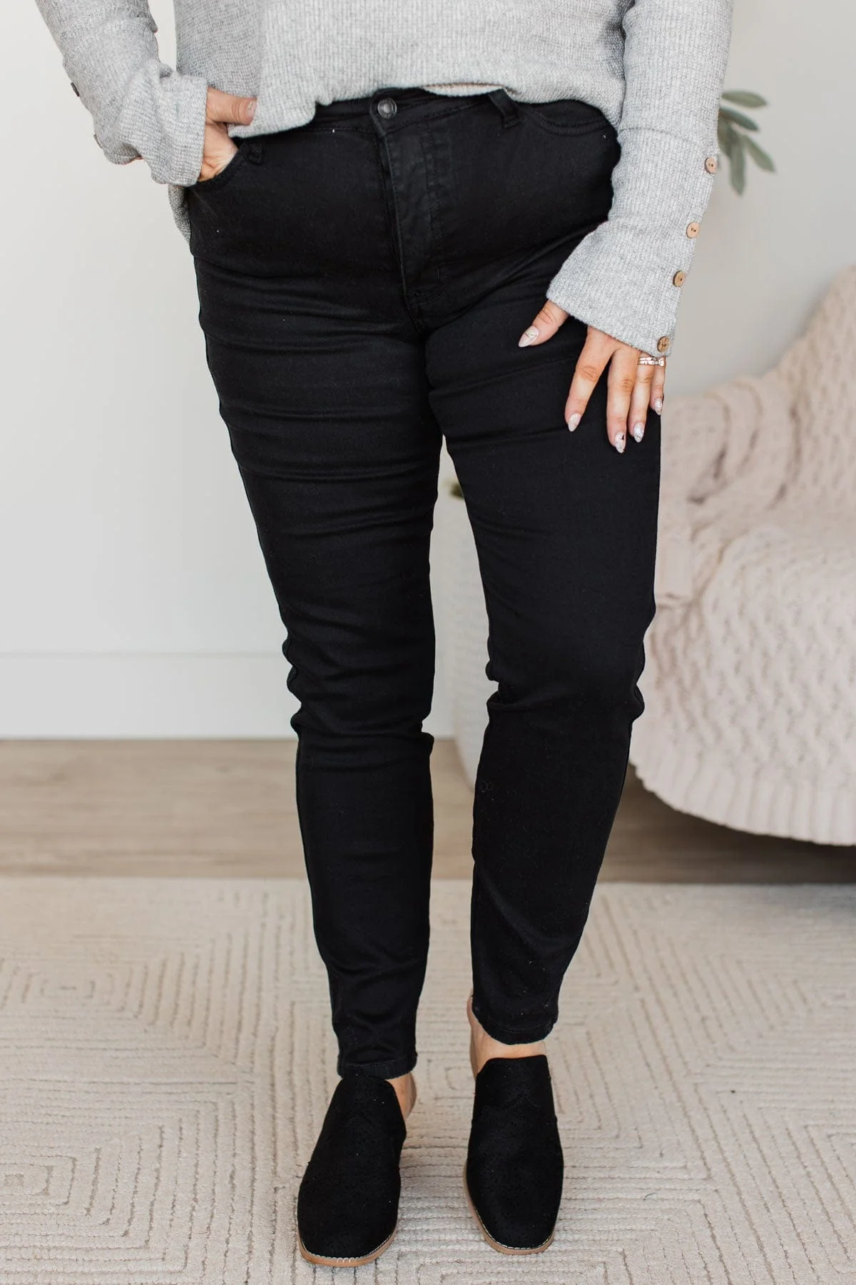 Vervet Skinny Jeans- Lottie Wash - Image 4