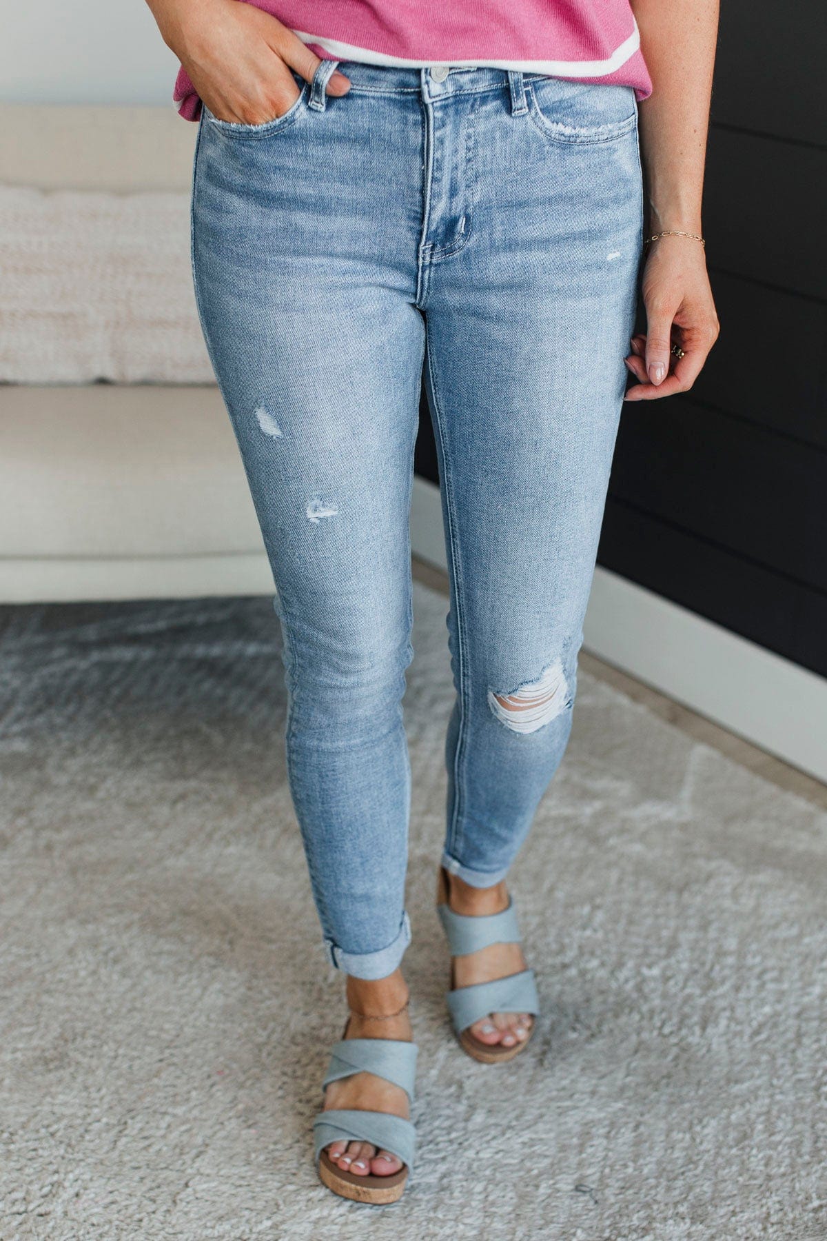 Vervet Skinny Jeans- Nessa Wash - Image 4