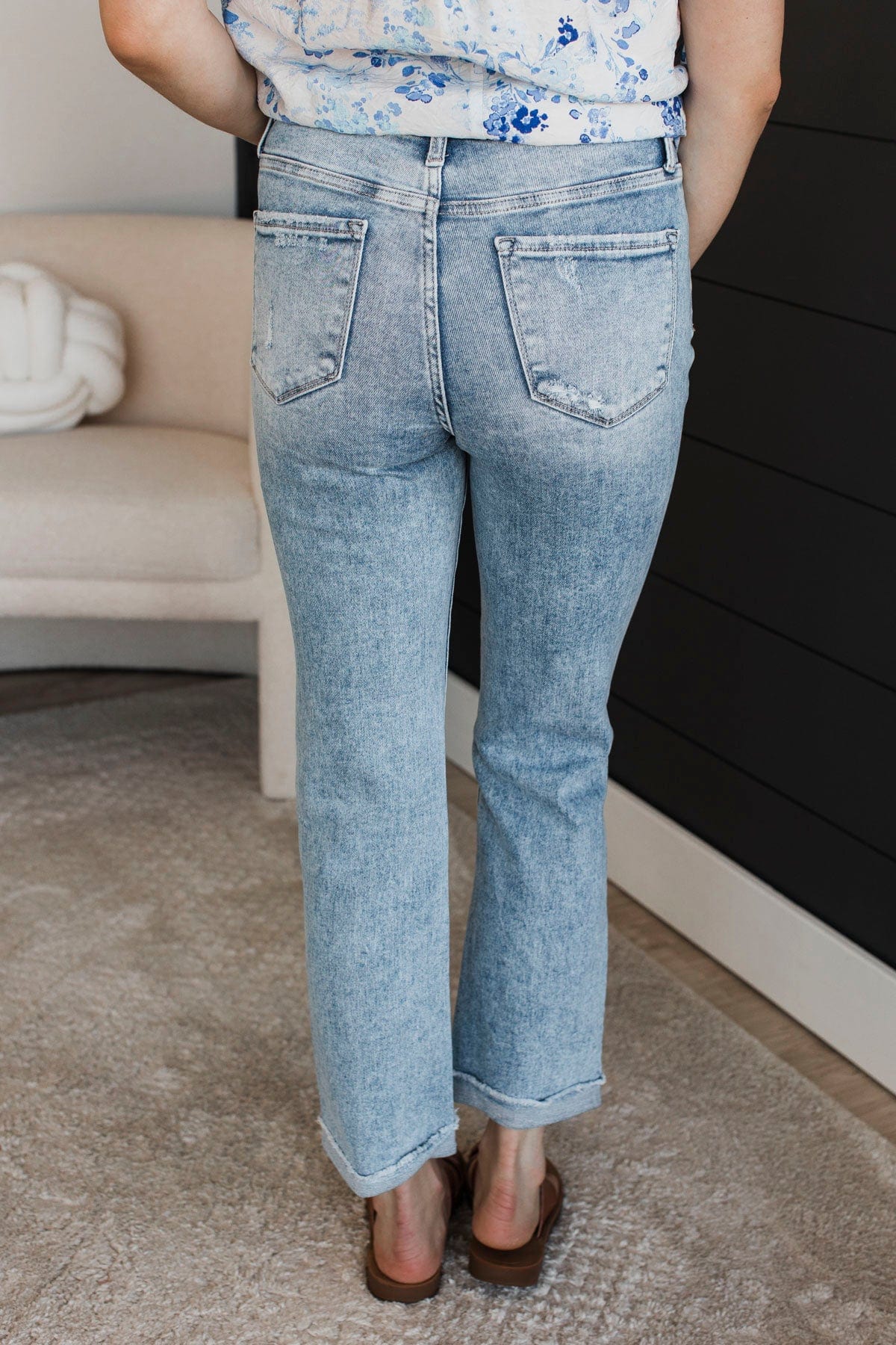 Vervet Slim Straight Jeans- Ulani Wash - Image 7